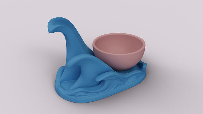 Ocean Breeze Planter 3D print model