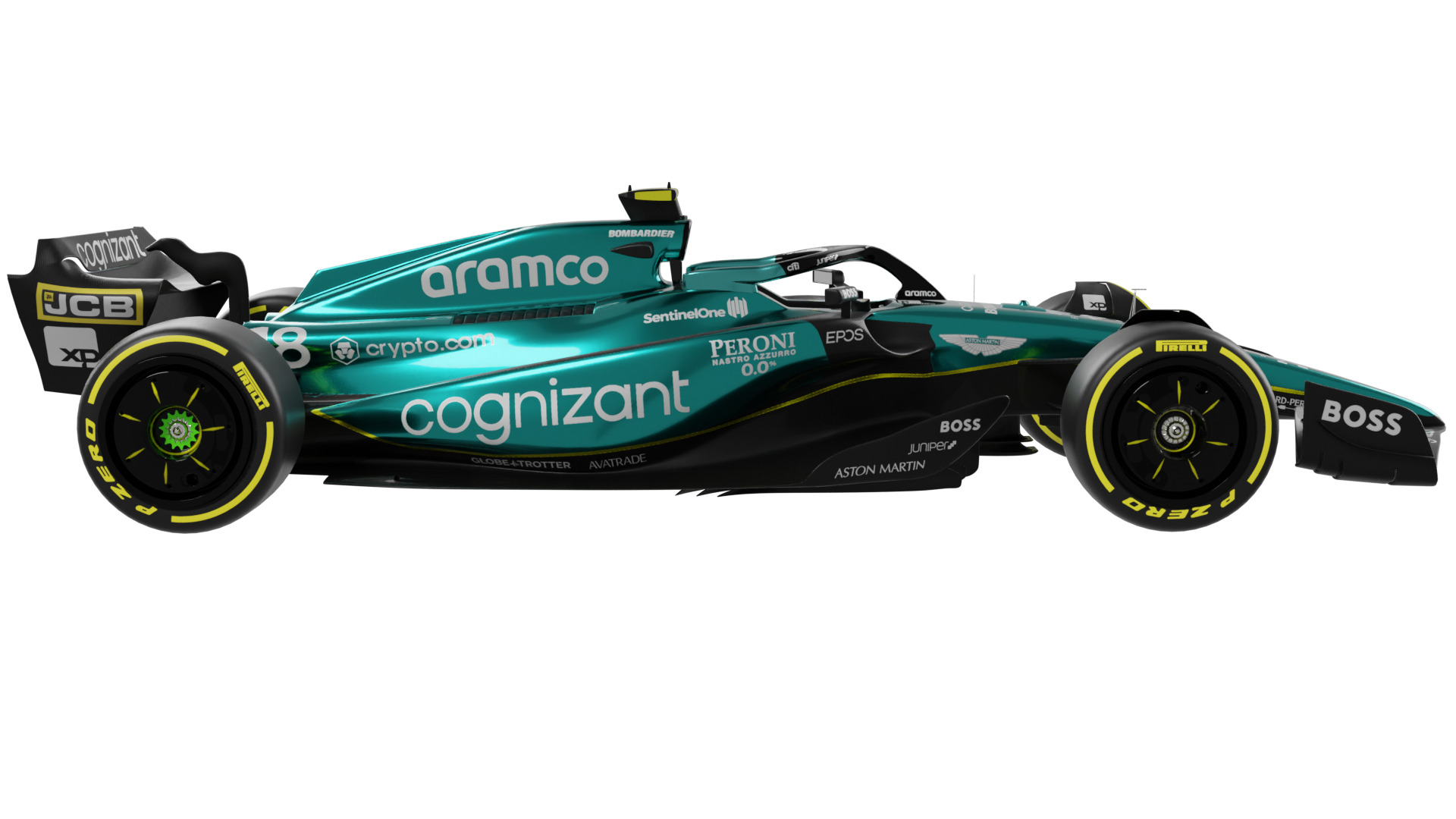 Aston Martin F1 AMR23 2023 3D model_5