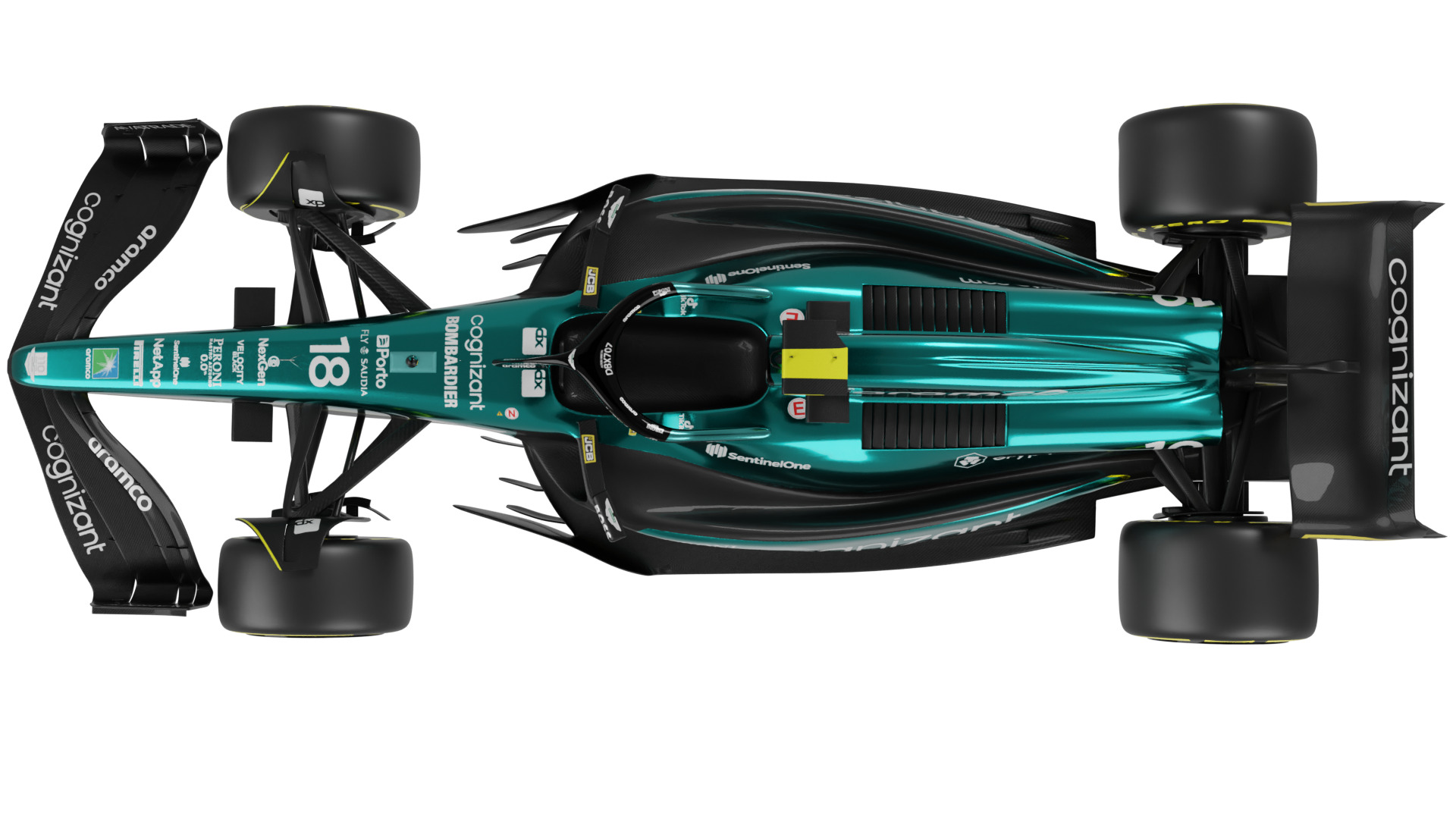 Aston Martin F1 AMR23 2023 3D model_8