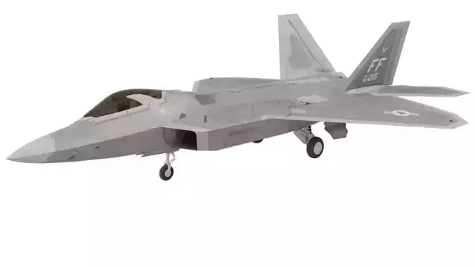 F-22 Raptor Fighter Jet 3D model