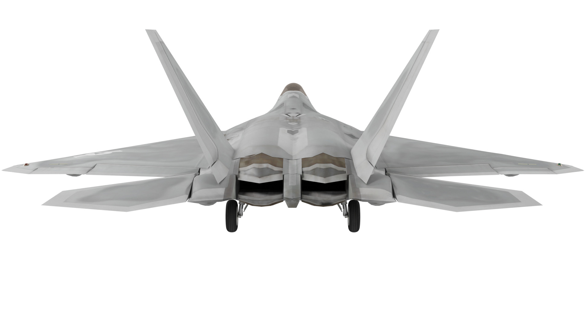 F-22 Raptor Fighter Jet 3D model_3