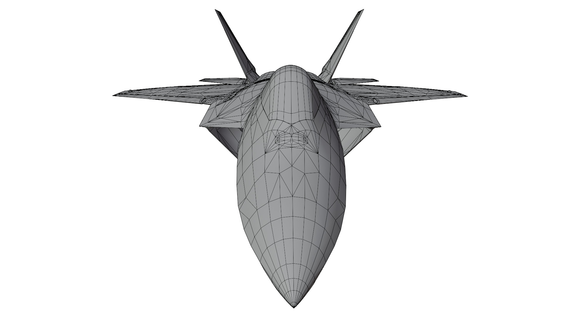 F-22 Raptor Fighter Jet 3D model_16
