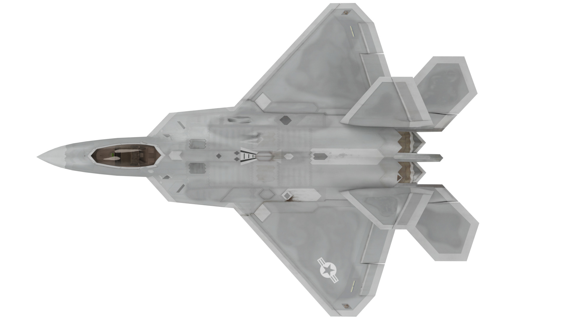 F-22 Raptor Fighter Jet 3D model_8