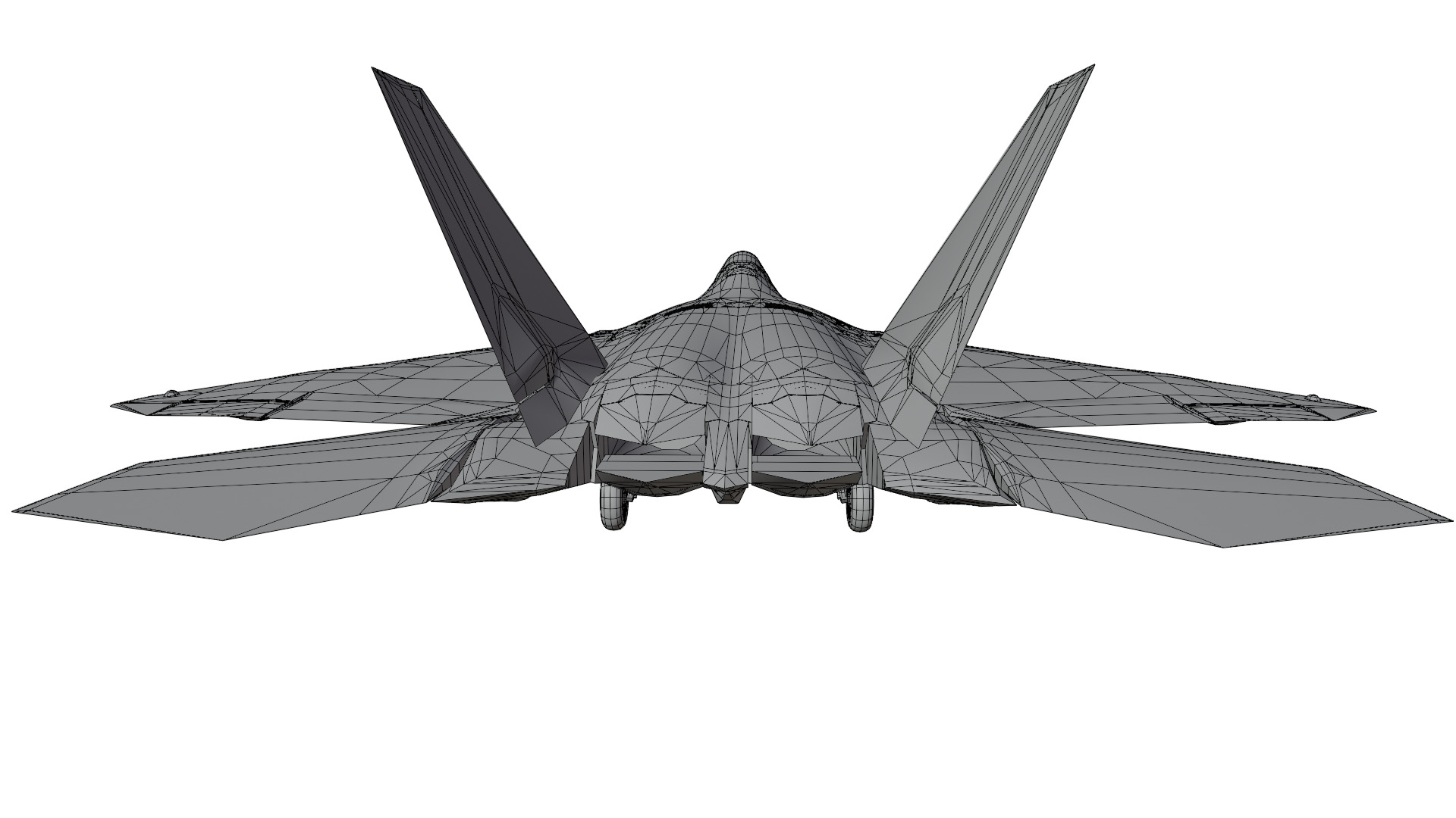 F-22 Raptor Fighter Jet 3D model_12
