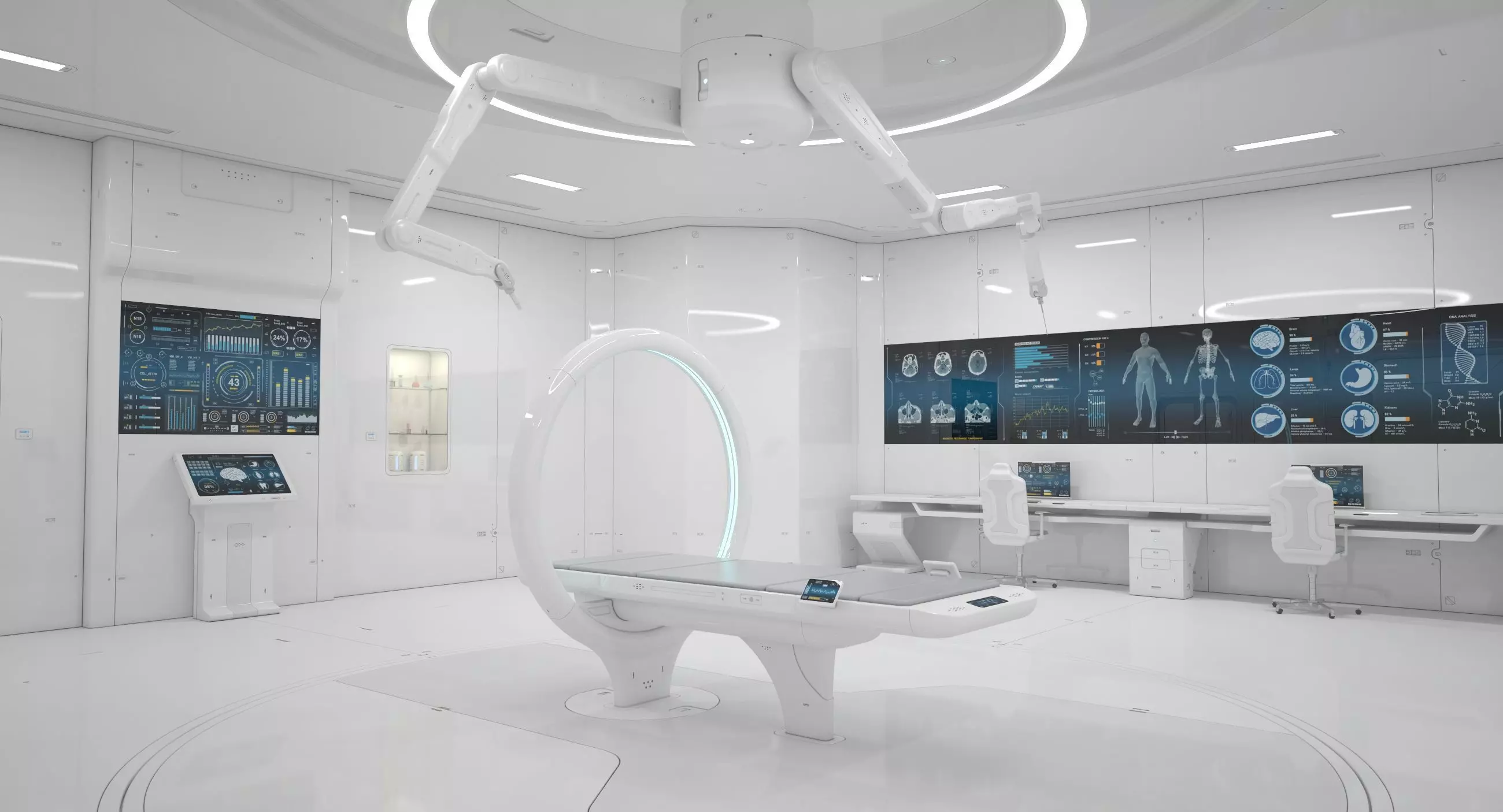 Sci-Fi Laboratory and Corridor 3D model