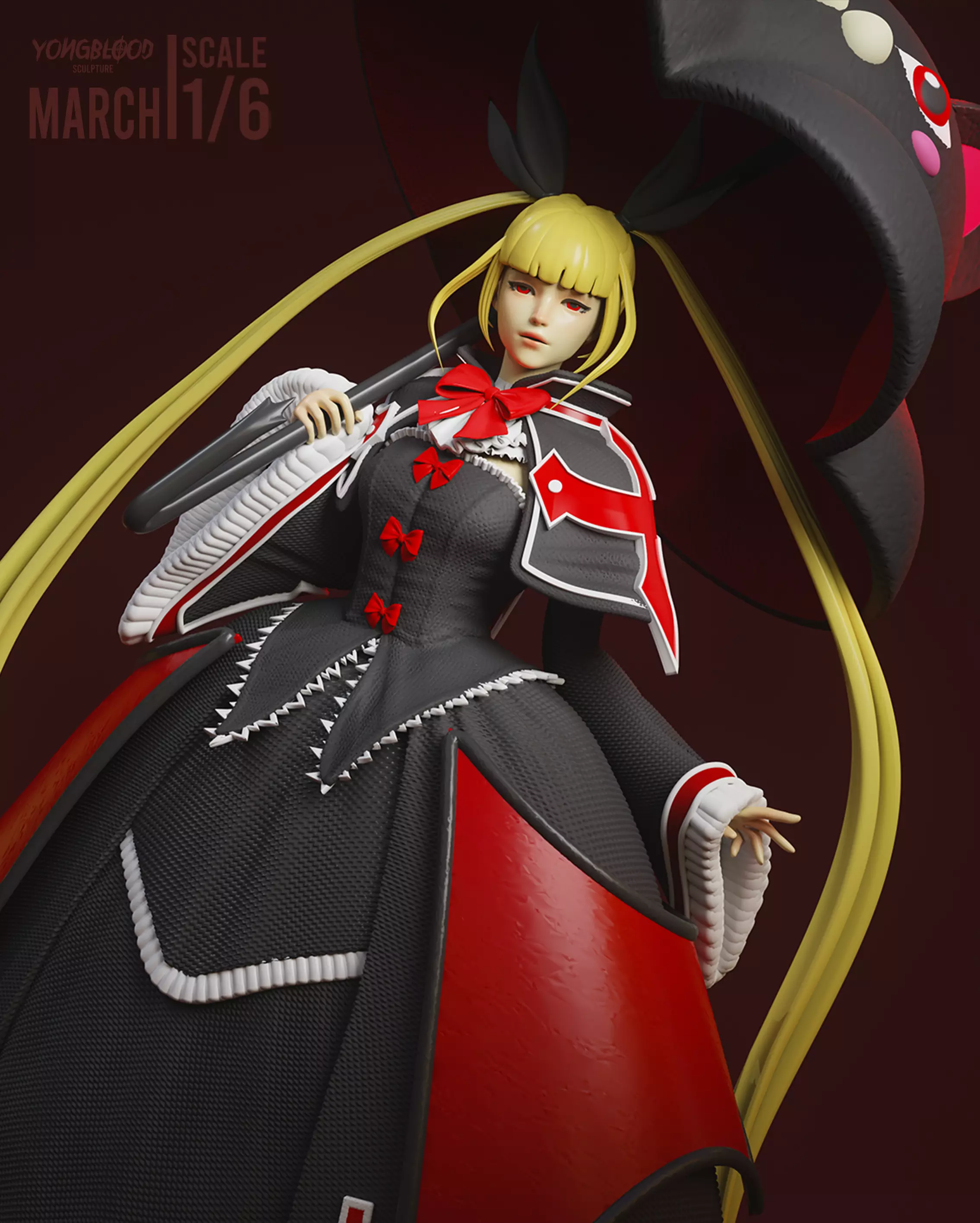 Rachel Alucard STL - Yongblood Sculpture 3D print model_0