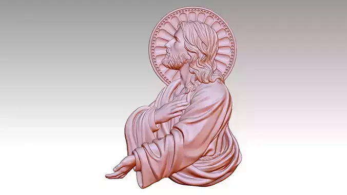 Jesus prays reliefs 4