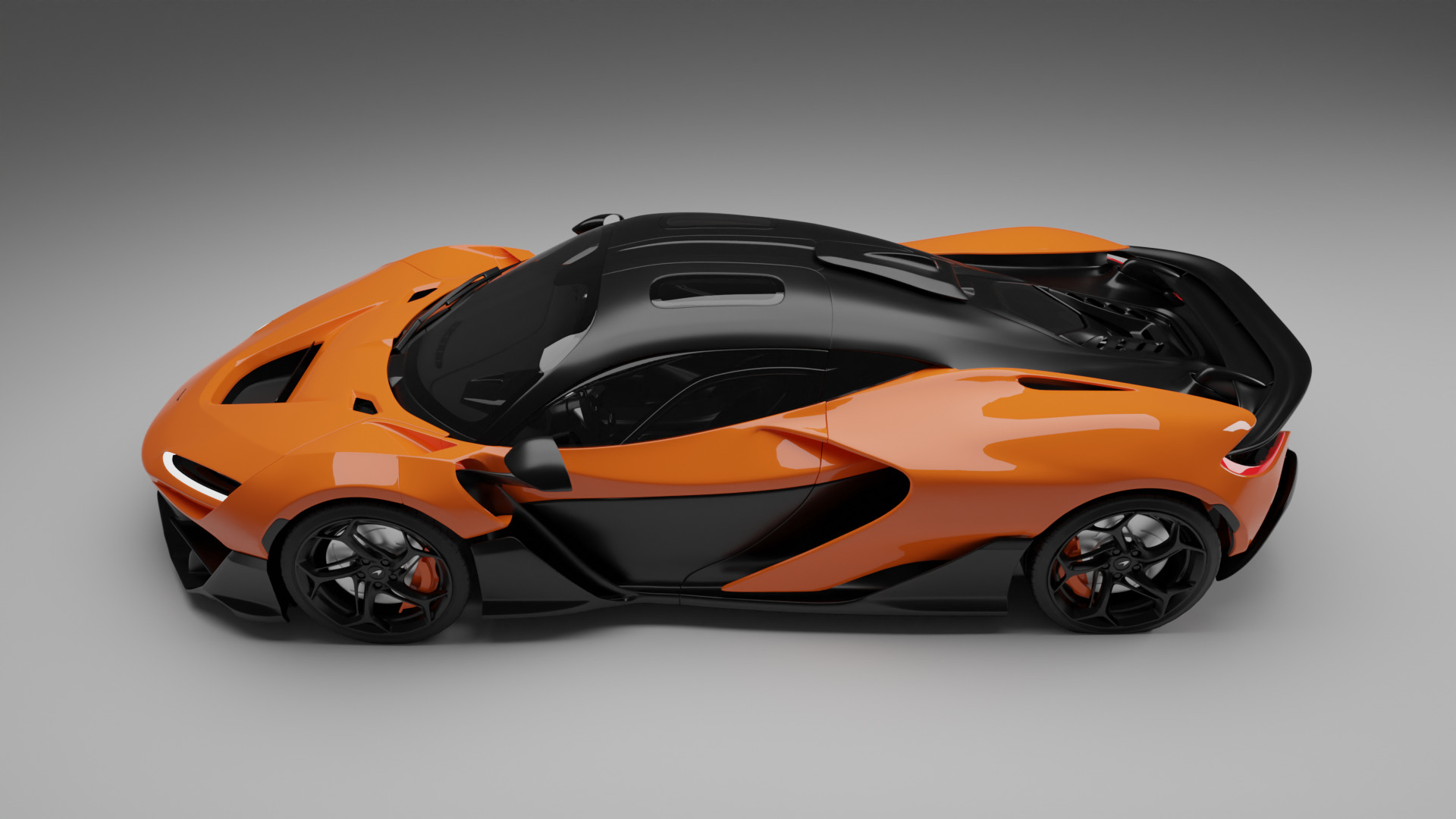 MCLAREN W1 3D model_2