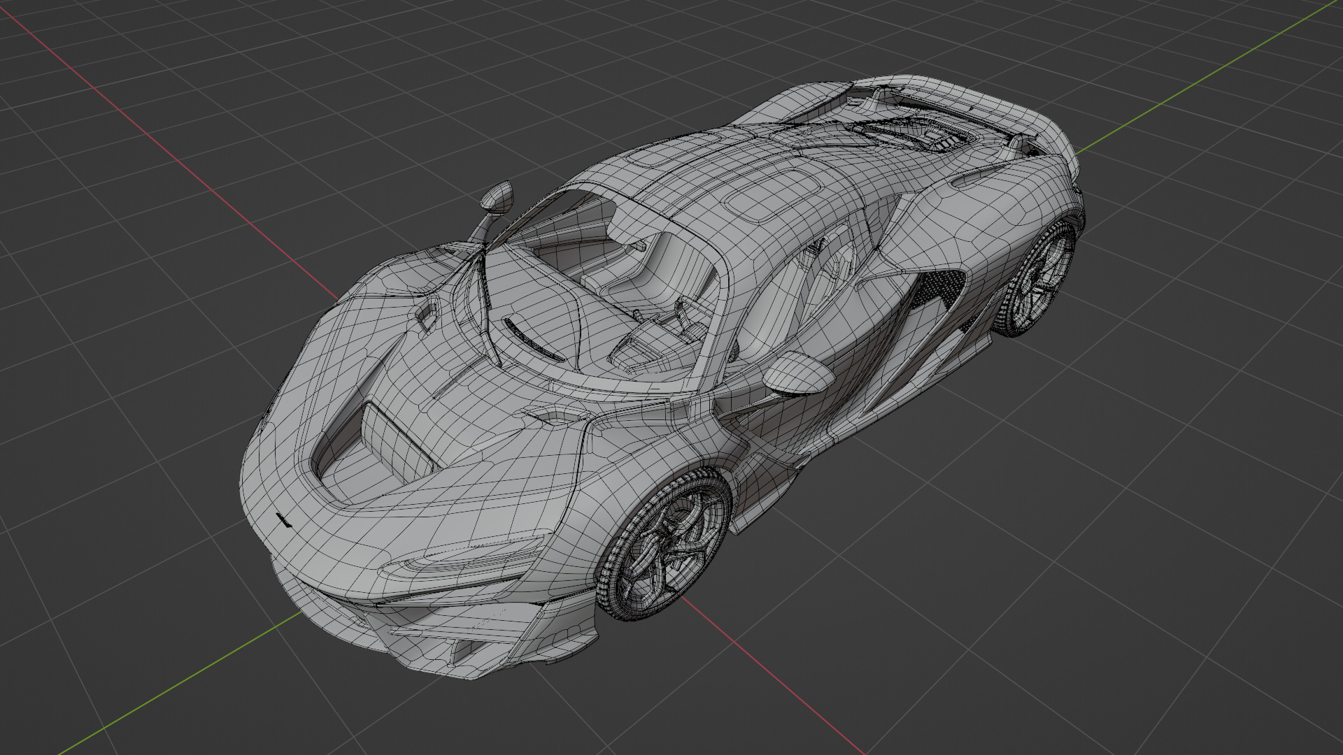 MCLAREN W1 3D model_13