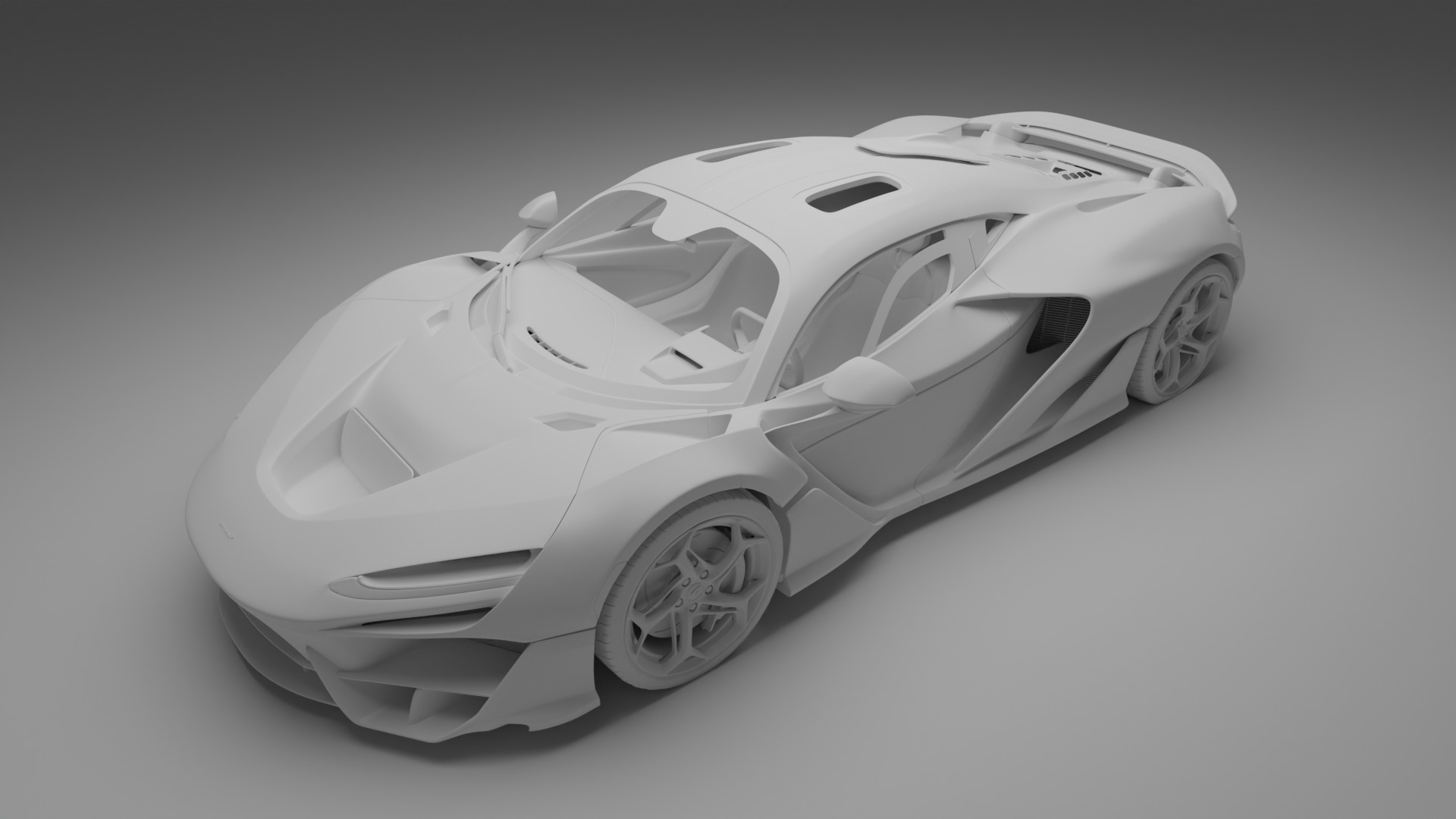 MCLAREN W1 3D model_12