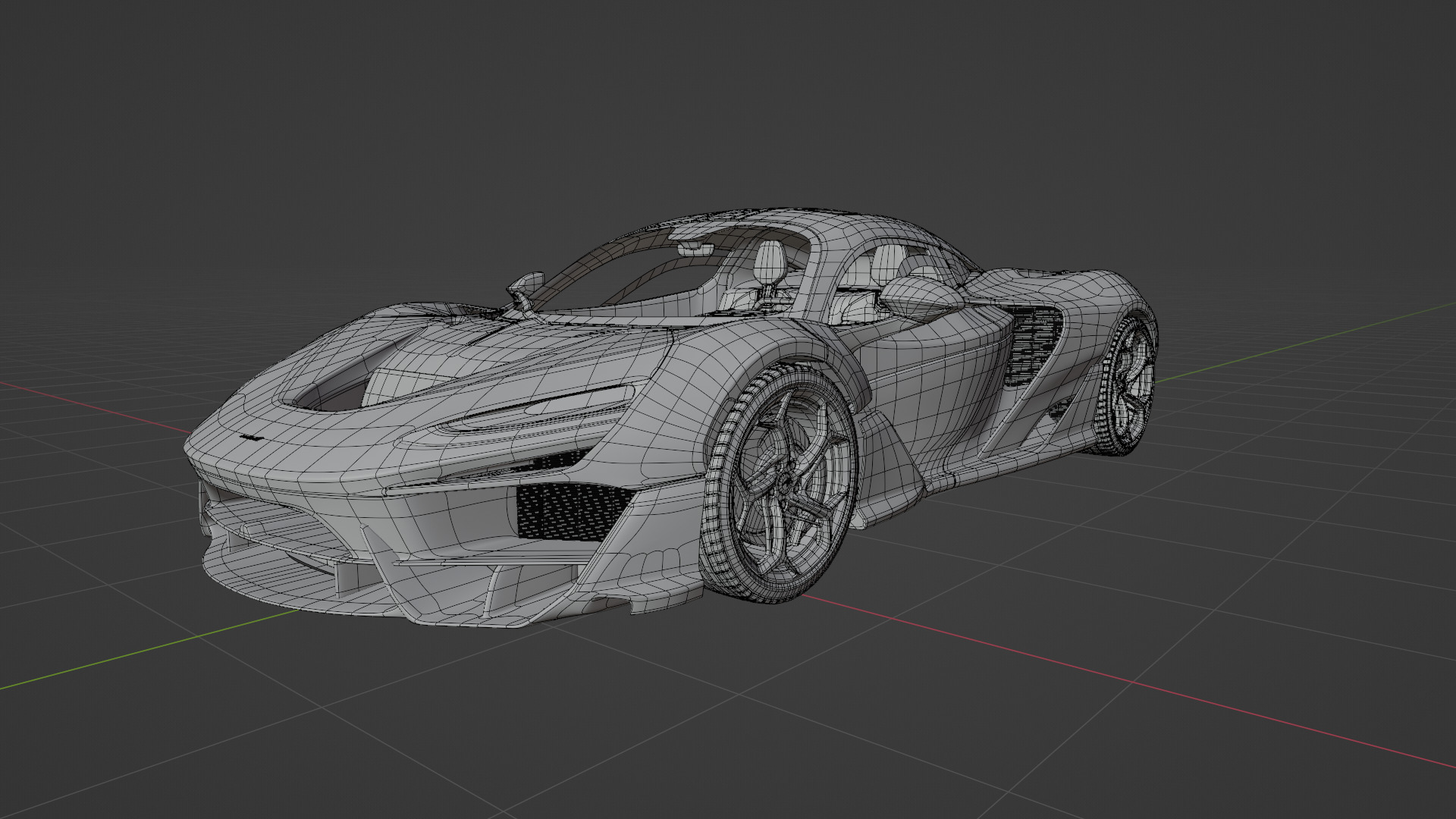 MCLAREN W1 3D model_15