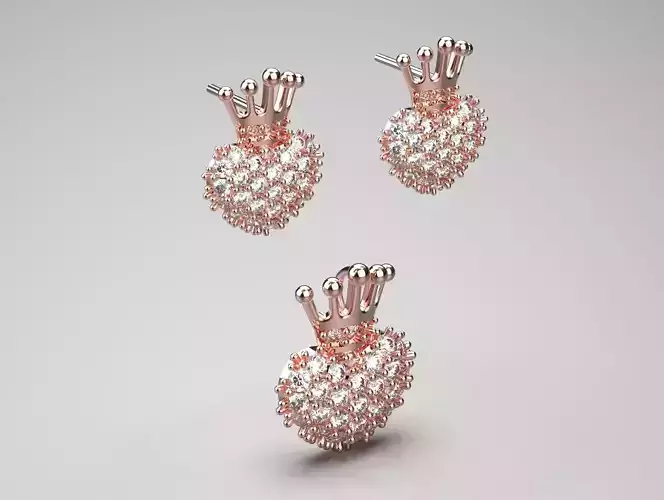 heart jewelry set js0007