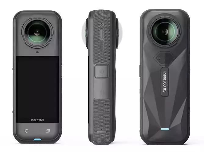 Insta360 X5 3D model