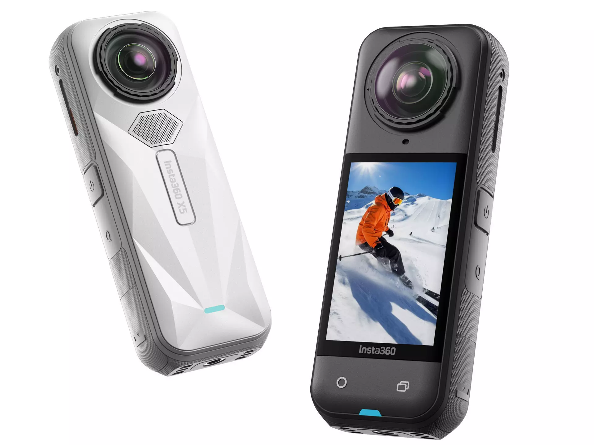 Insta360 X5 with Invisible Selfie Stick 3D model