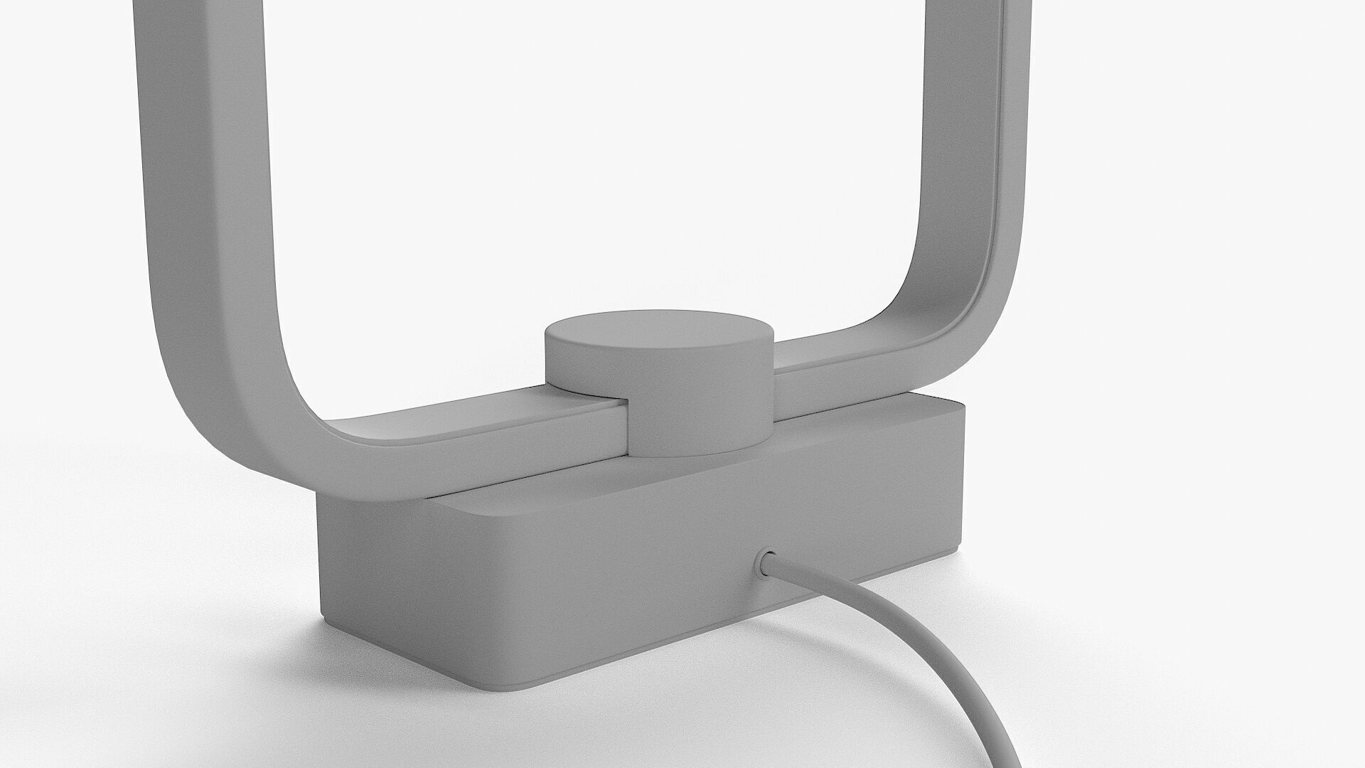 MINIMALIST LED WOOD TABLE LAMP 3D model_19