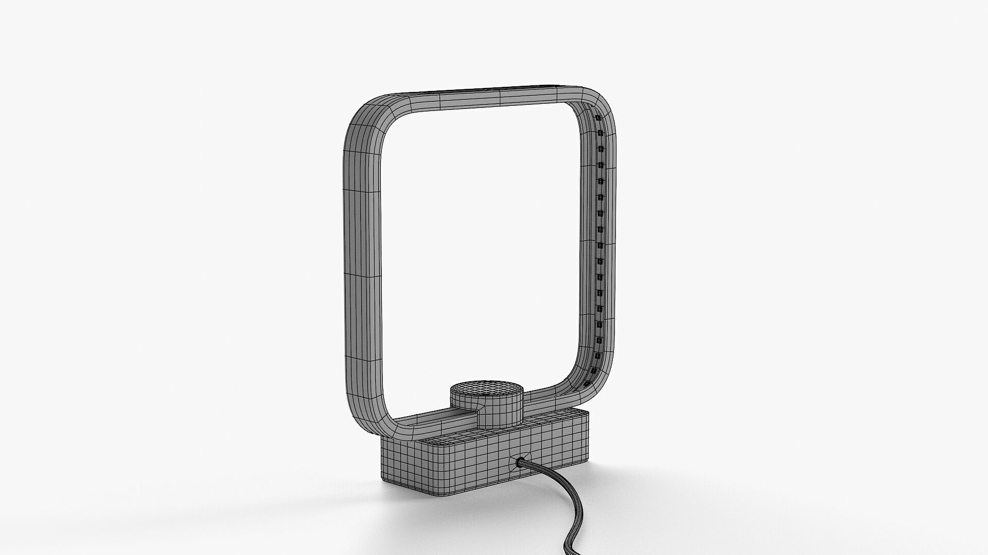 MINIMALIST LED WOOD TABLE LAMP 3D model_12