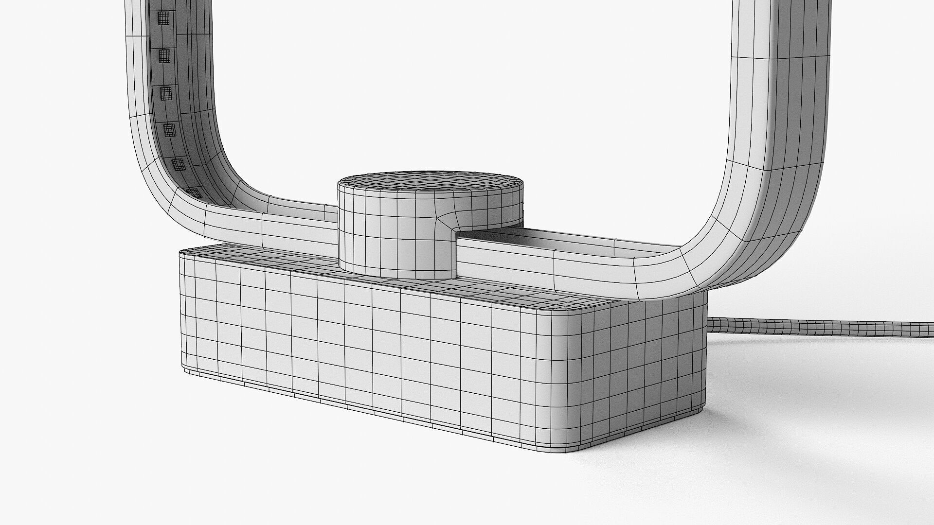 MINIMALIST LED WOOD TABLE LAMP 3D model_10