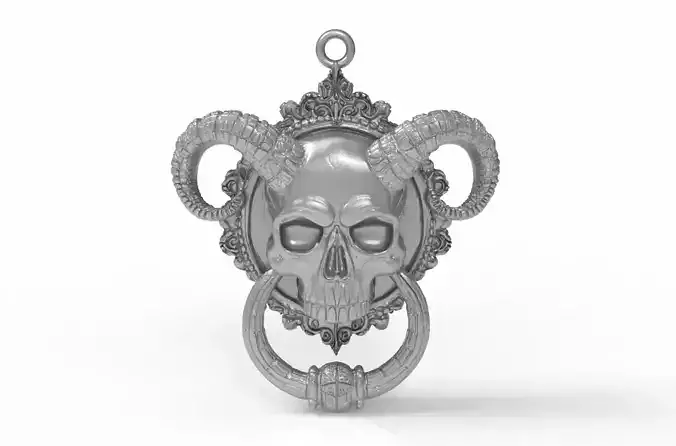 Devil Skull Pendant