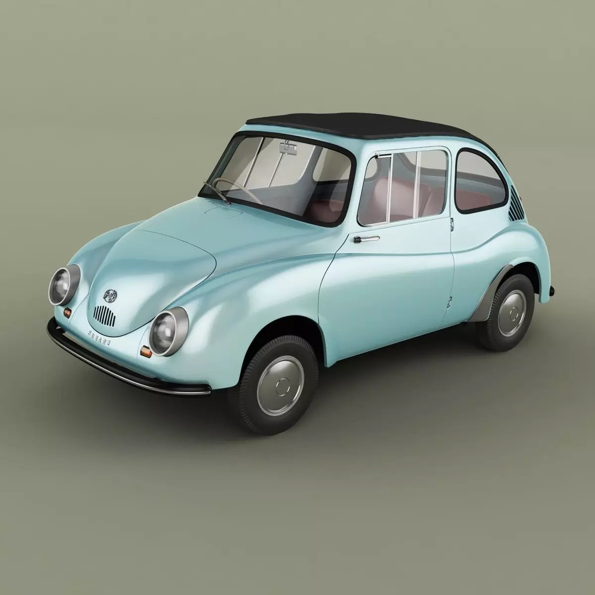 Subaru 360 Cabrio 3D model