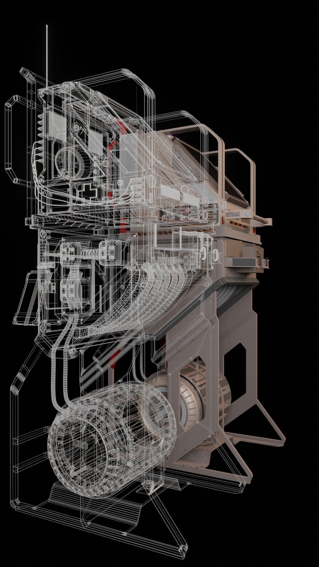 Research control room 3D model_18