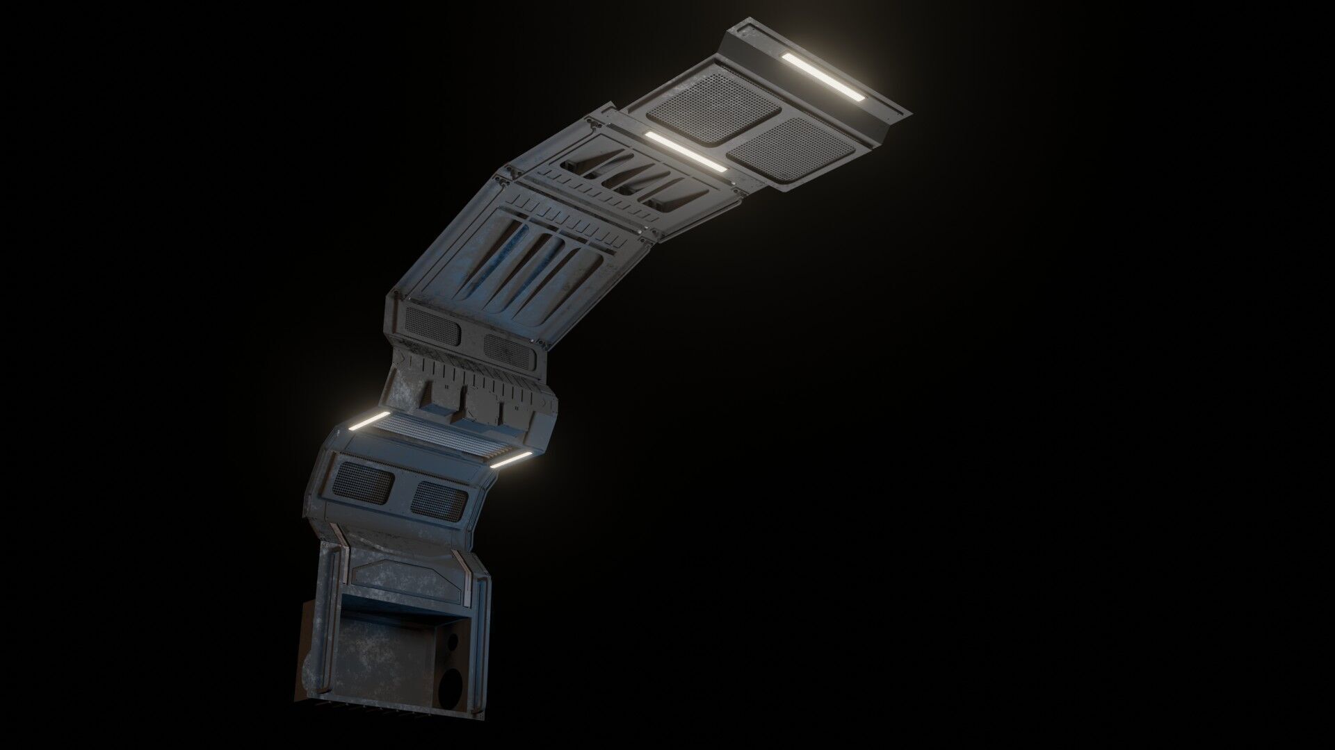 Research control room 3D model_6