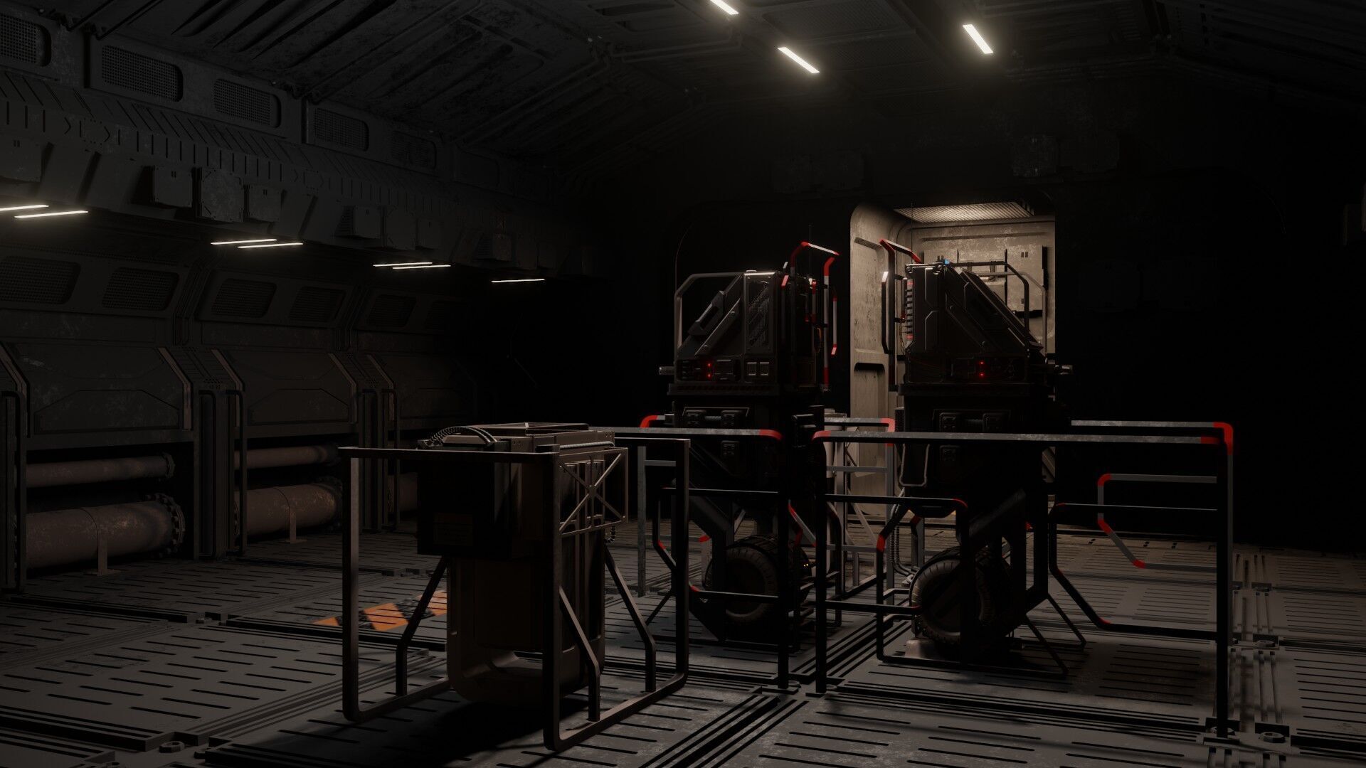 Research control room 3D model_25