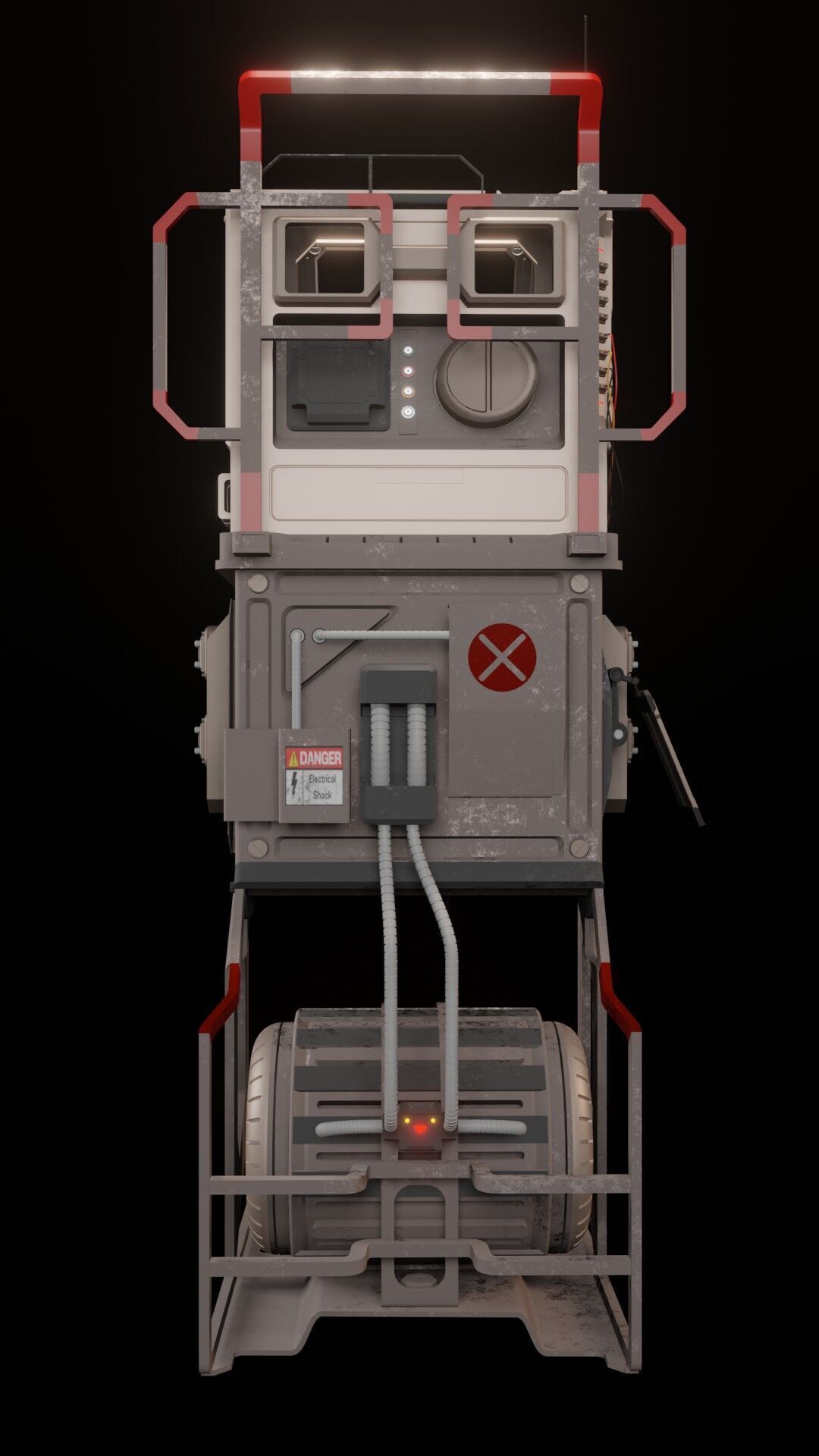 Research control room 3D model_13