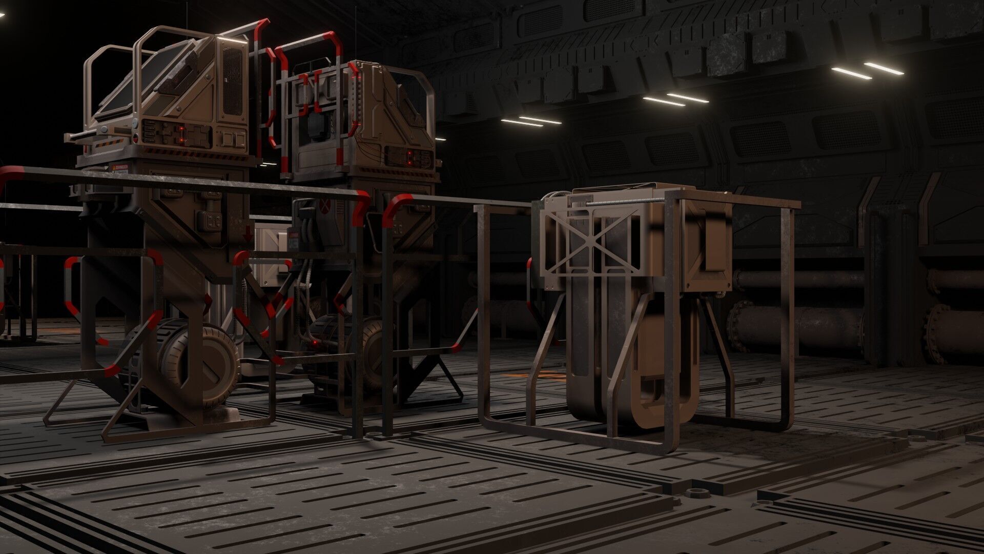 Research control room 3D model_28