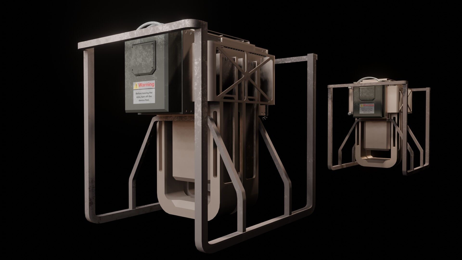 Research control room 3D model_19