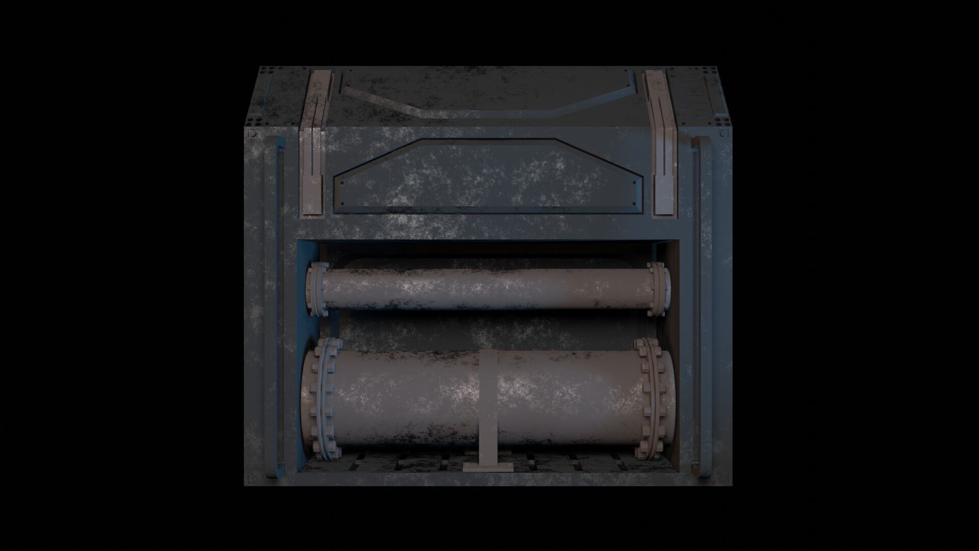 Research control room 3D model_1