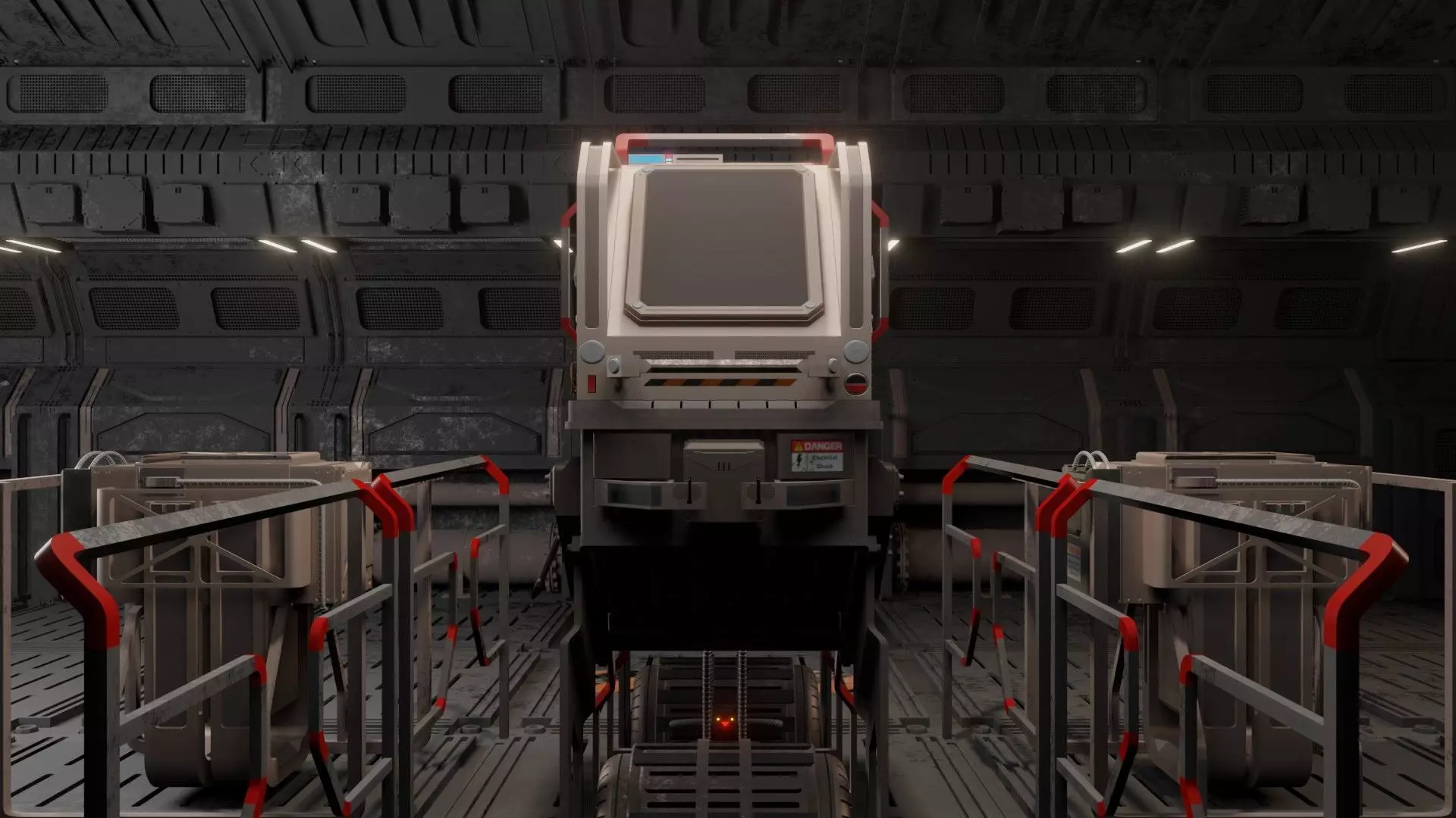 Research control room 3D model_0