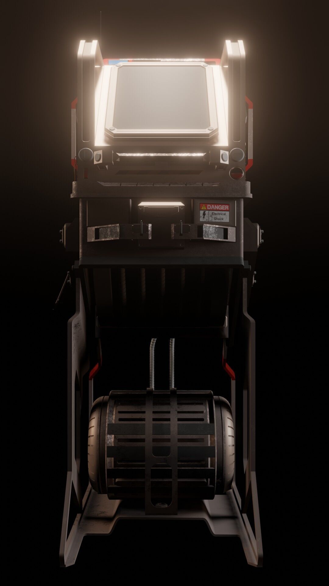 Research control room 3D model_10