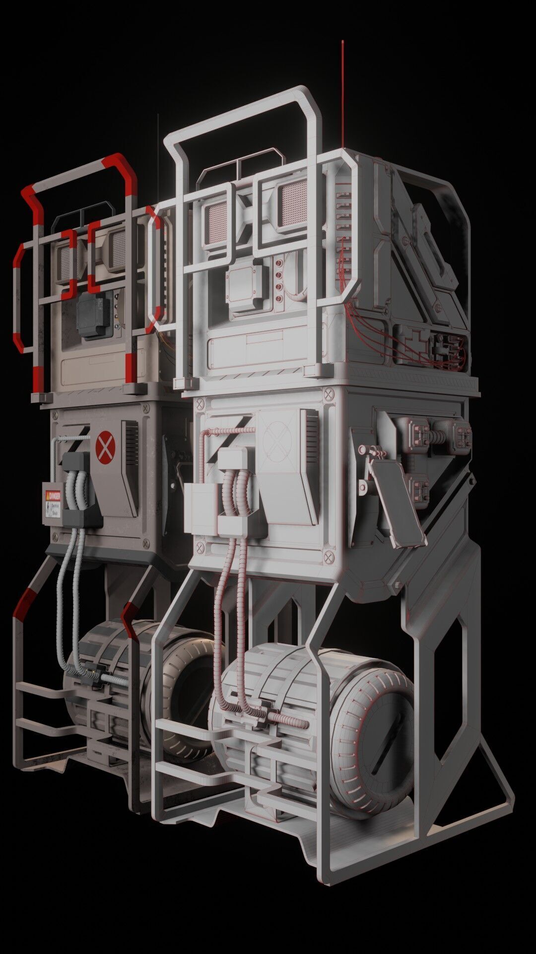 Research control room 3D model_16