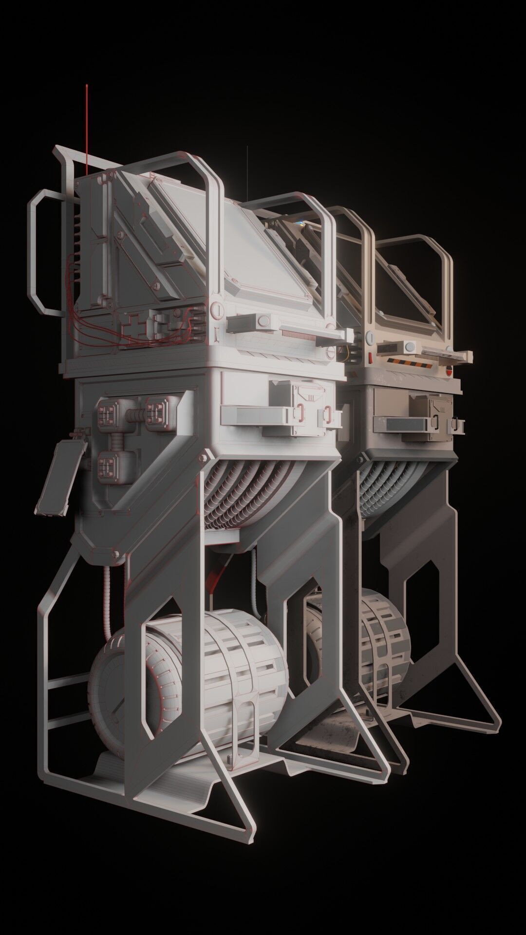 Research control room 3D model_15