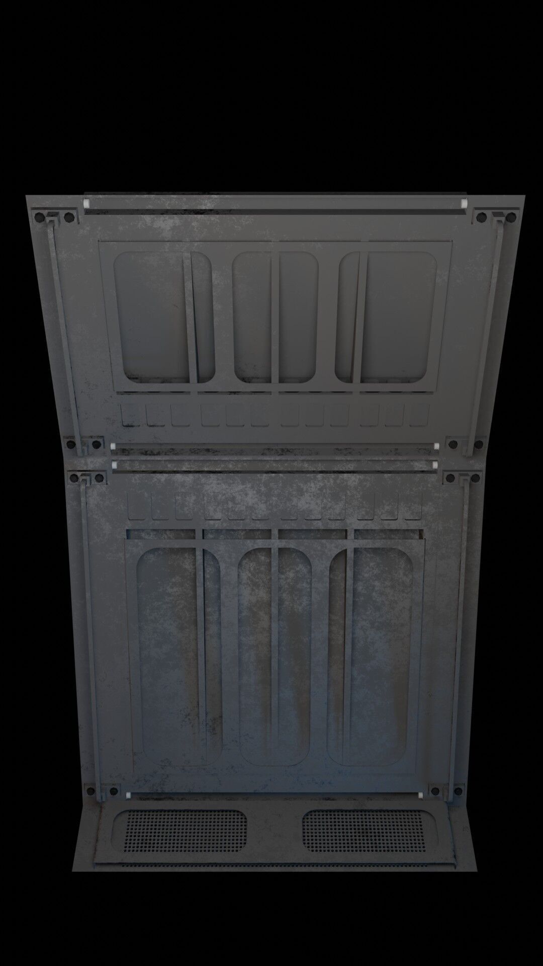 Research control room 3D model_4