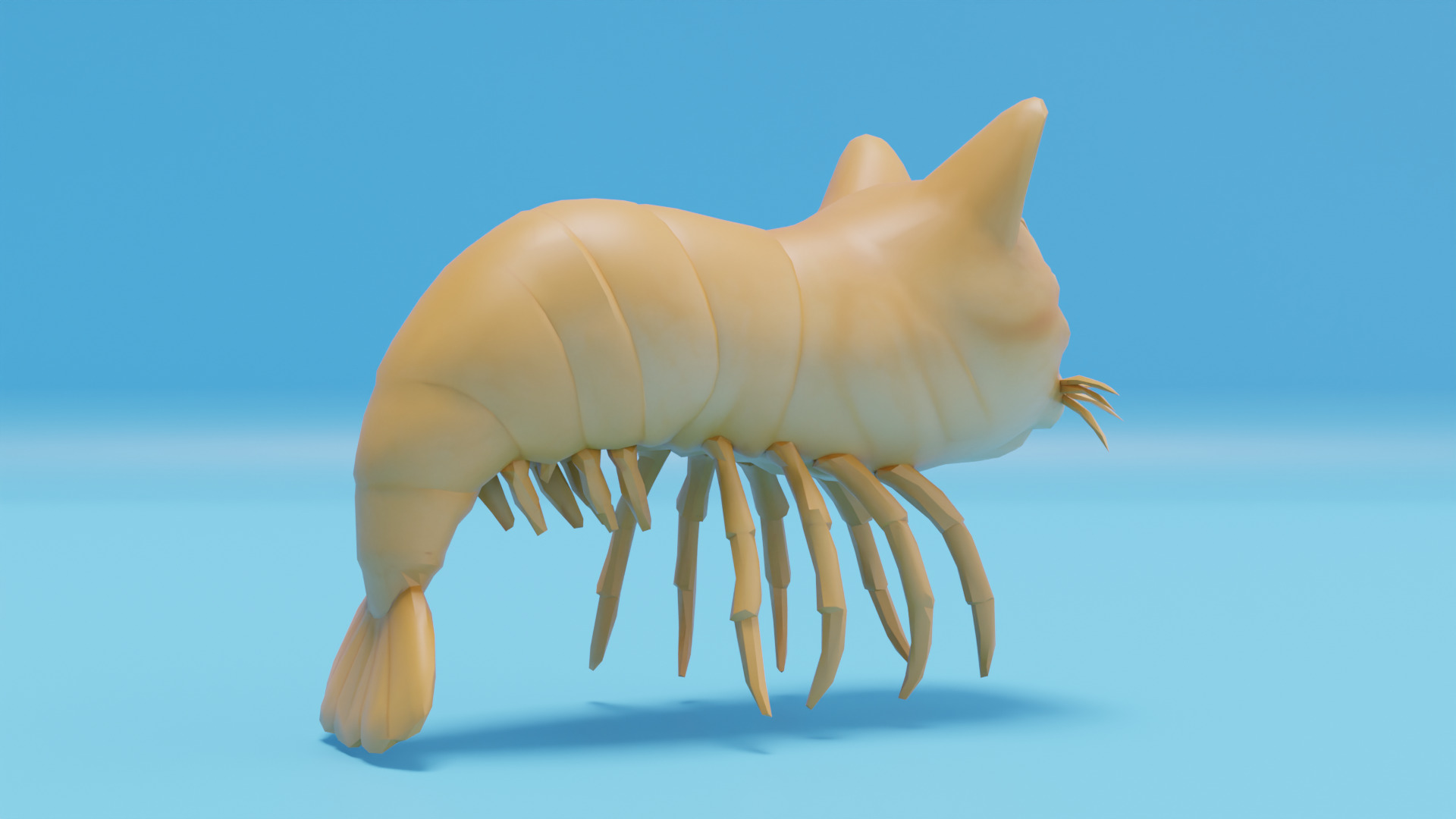 Trippi Troppi Italian brainrot Low Poly Character Low-poly 3D model_9