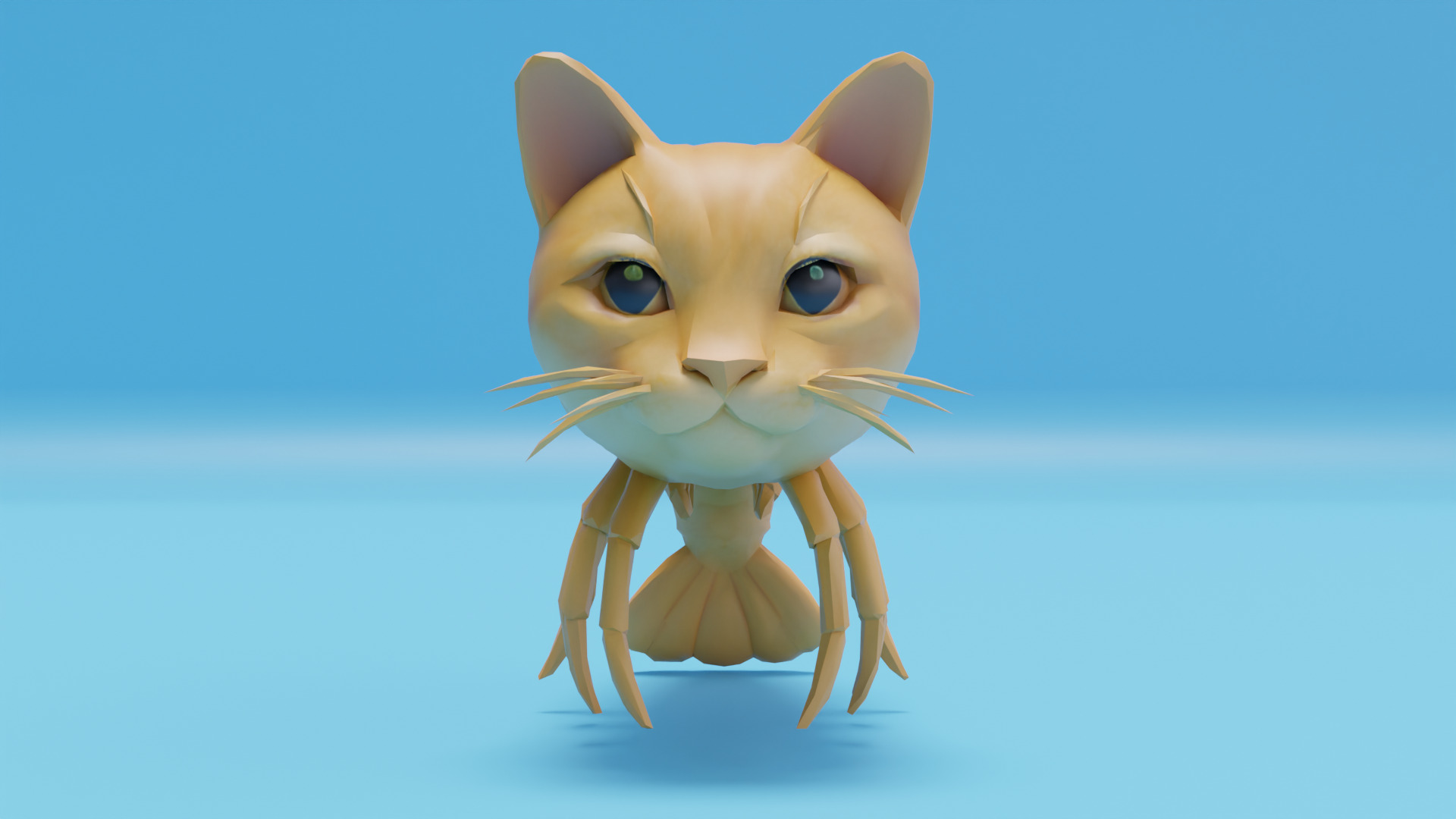 Trippi Troppi Italian brainrot Low Poly Character Low-poly 3D model_12