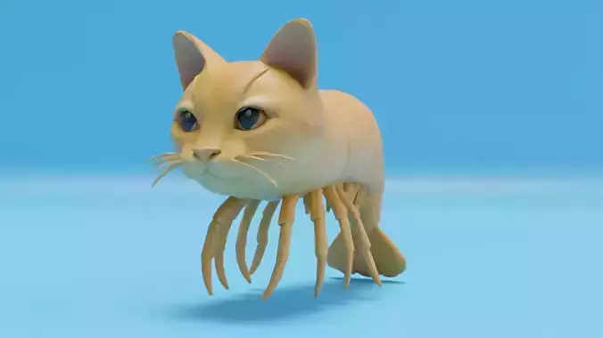 Trippi Troppi Italian brainrot Low Poly Character Low-poly 3D model