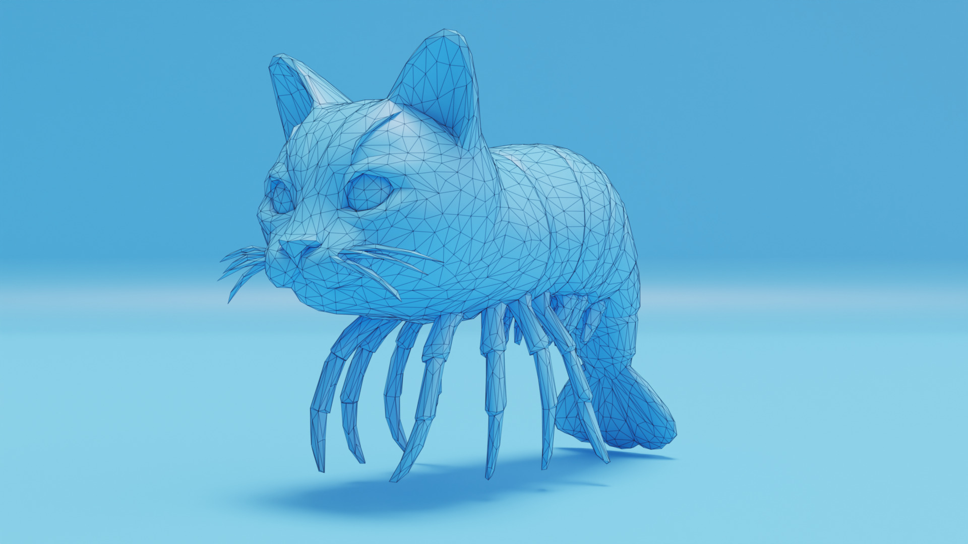 Trippi Troppi Italian brainrot Low Poly Character Low-poly 3D model_13