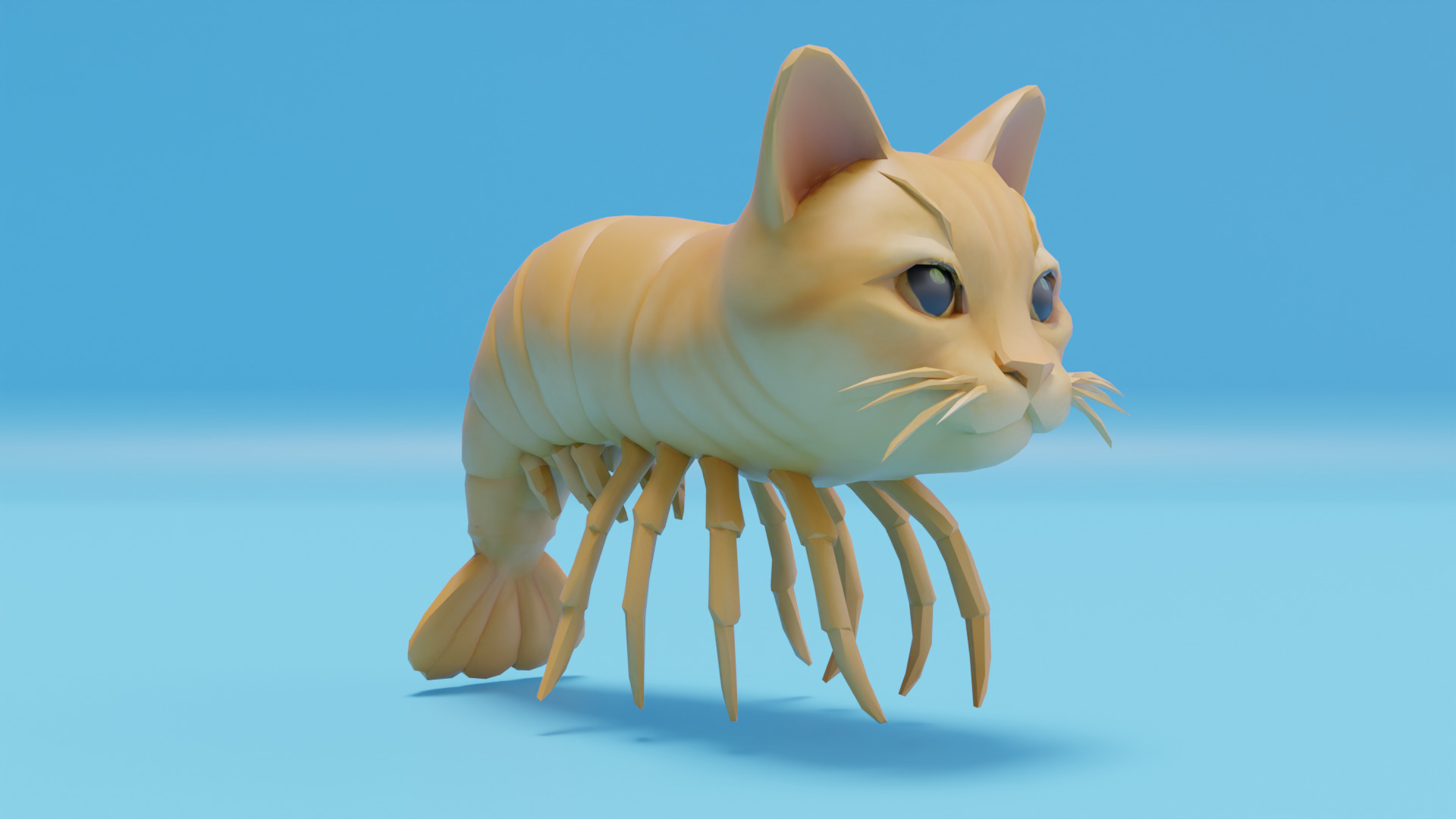 Trippi Troppi Italian brainrot Low Poly Character Low-poly 3D model_11