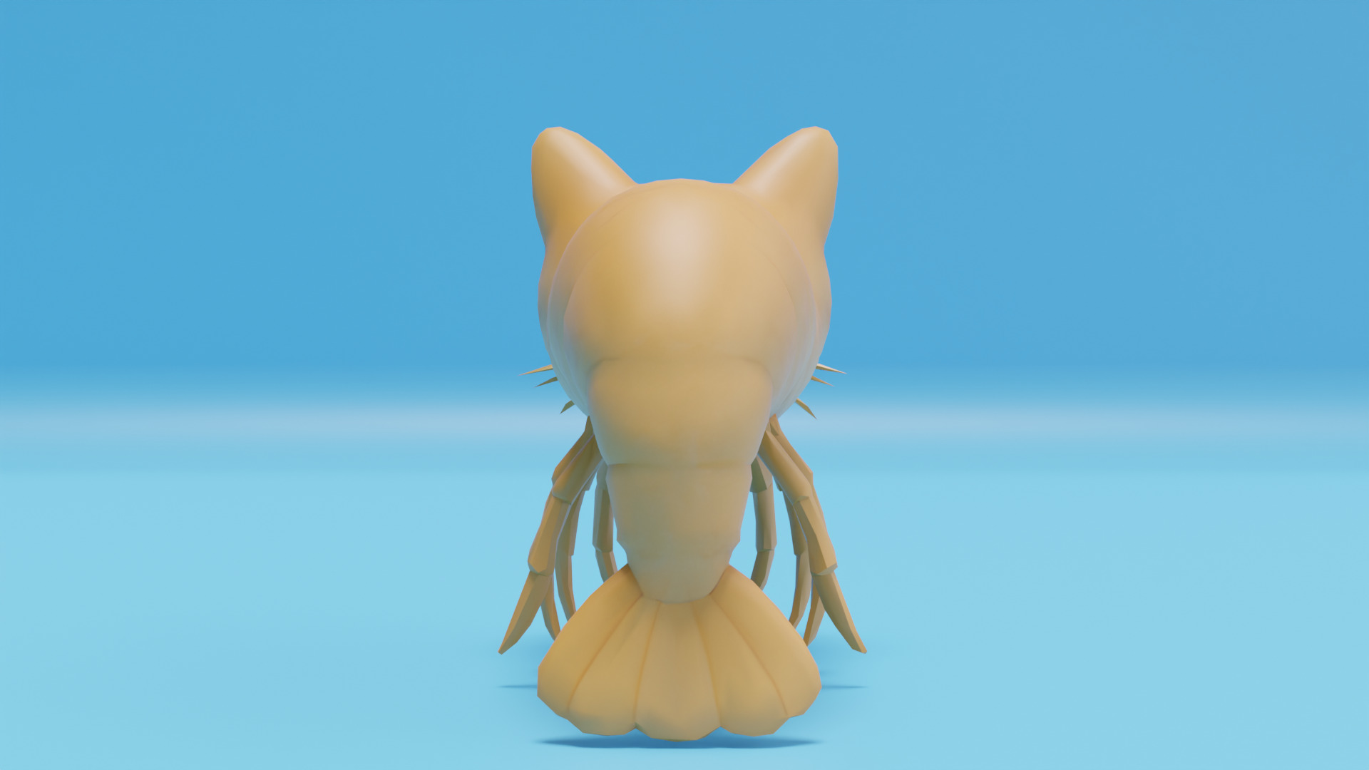 Trippi Troppi Italian brainrot Low Poly Character Low-poly 3D model_6