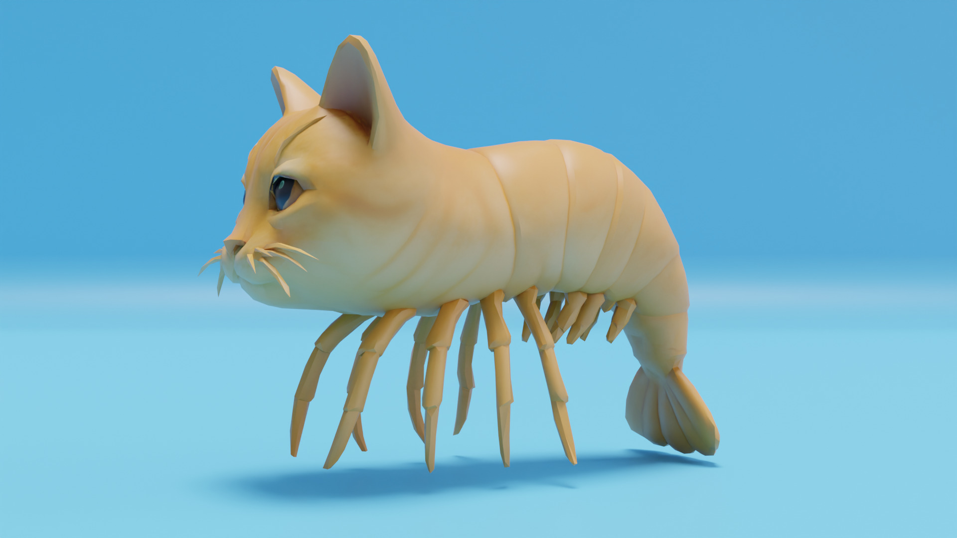 Trippi Troppi Italian brainrot Low Poly Character Low-poly 3D model_2