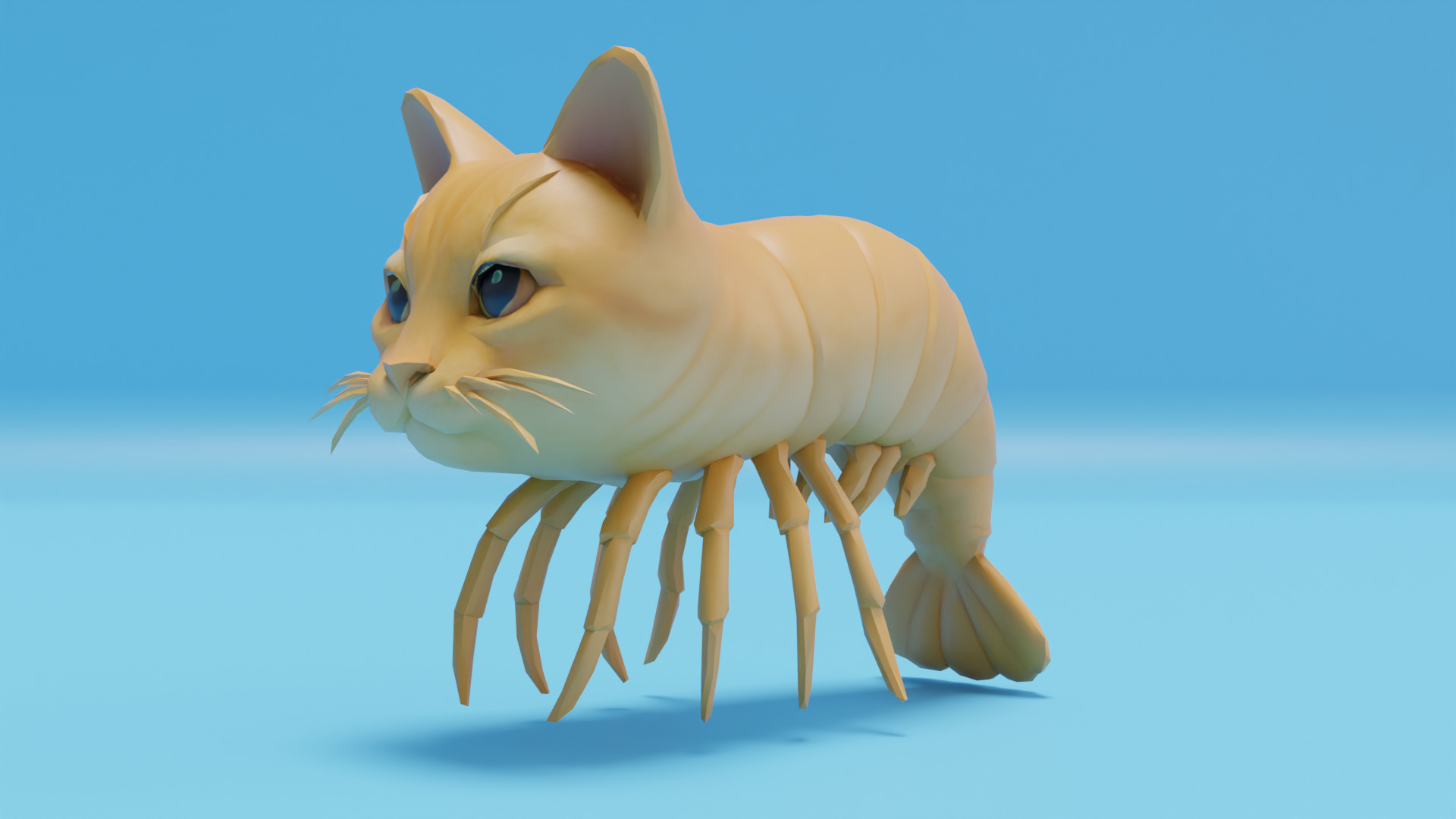 Trippi Troppi Italian brainrot Low Poly Character Low-poly 3D model_1