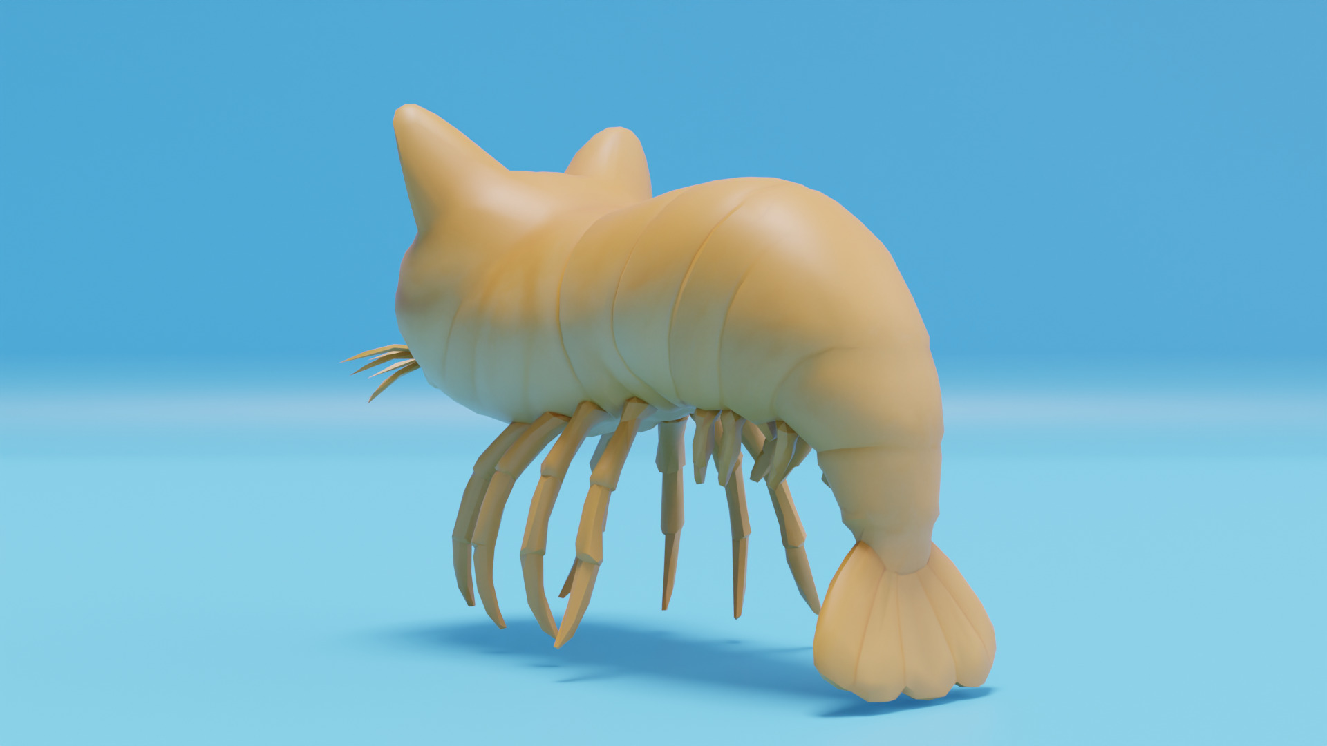 Trippi Troppi Italian brainrot Low Poly Character Low-poly 3D model_5