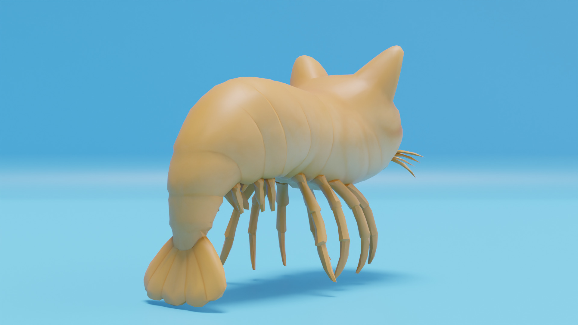Trippi Troppi Italian brainrot Low Poly Character Low-poly 3D model_8