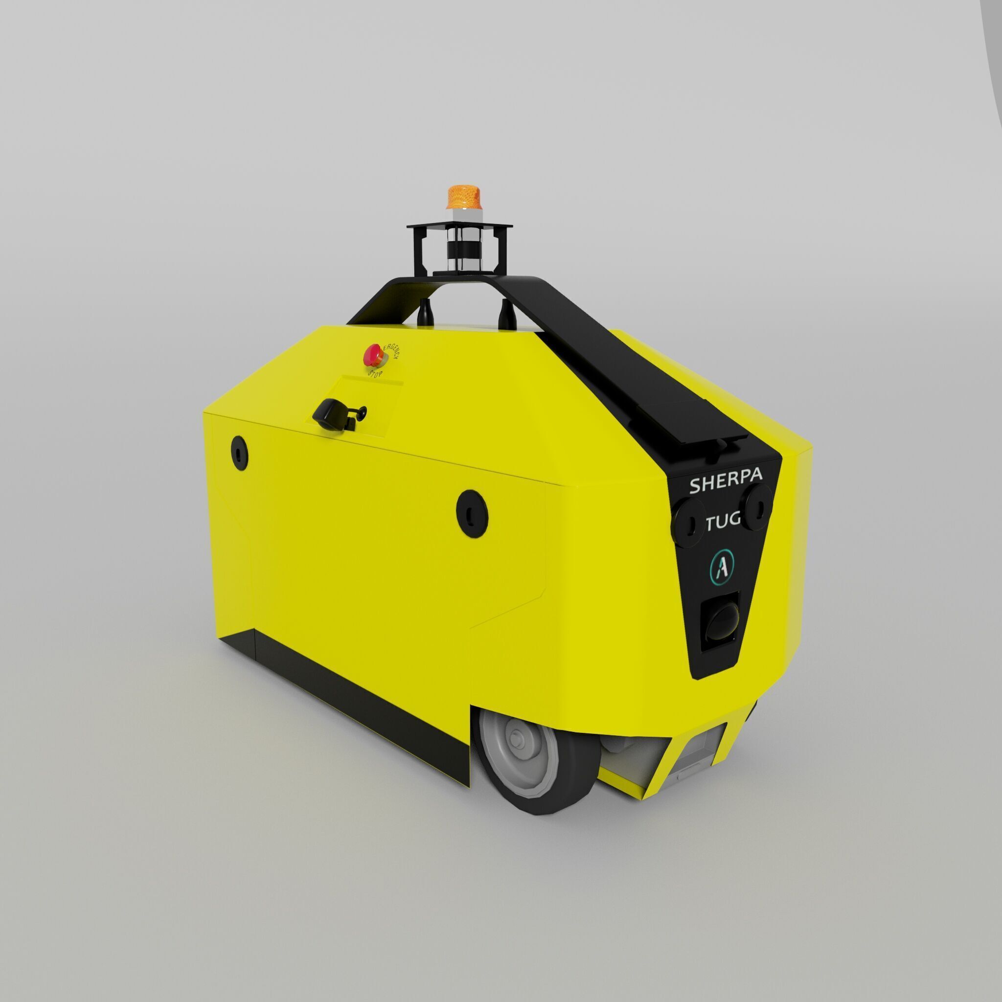 Sherpa Machine Rig Model package carrier 3D model_1