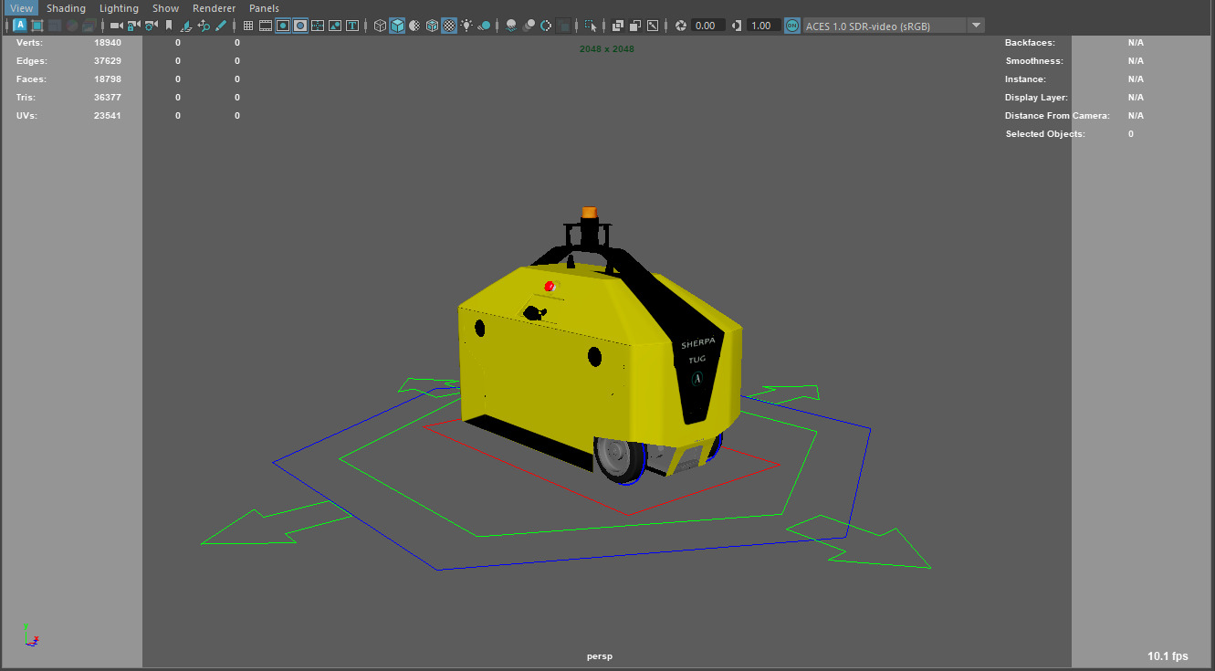 Sherpa Machine Rig Model package carrier 3D model_5