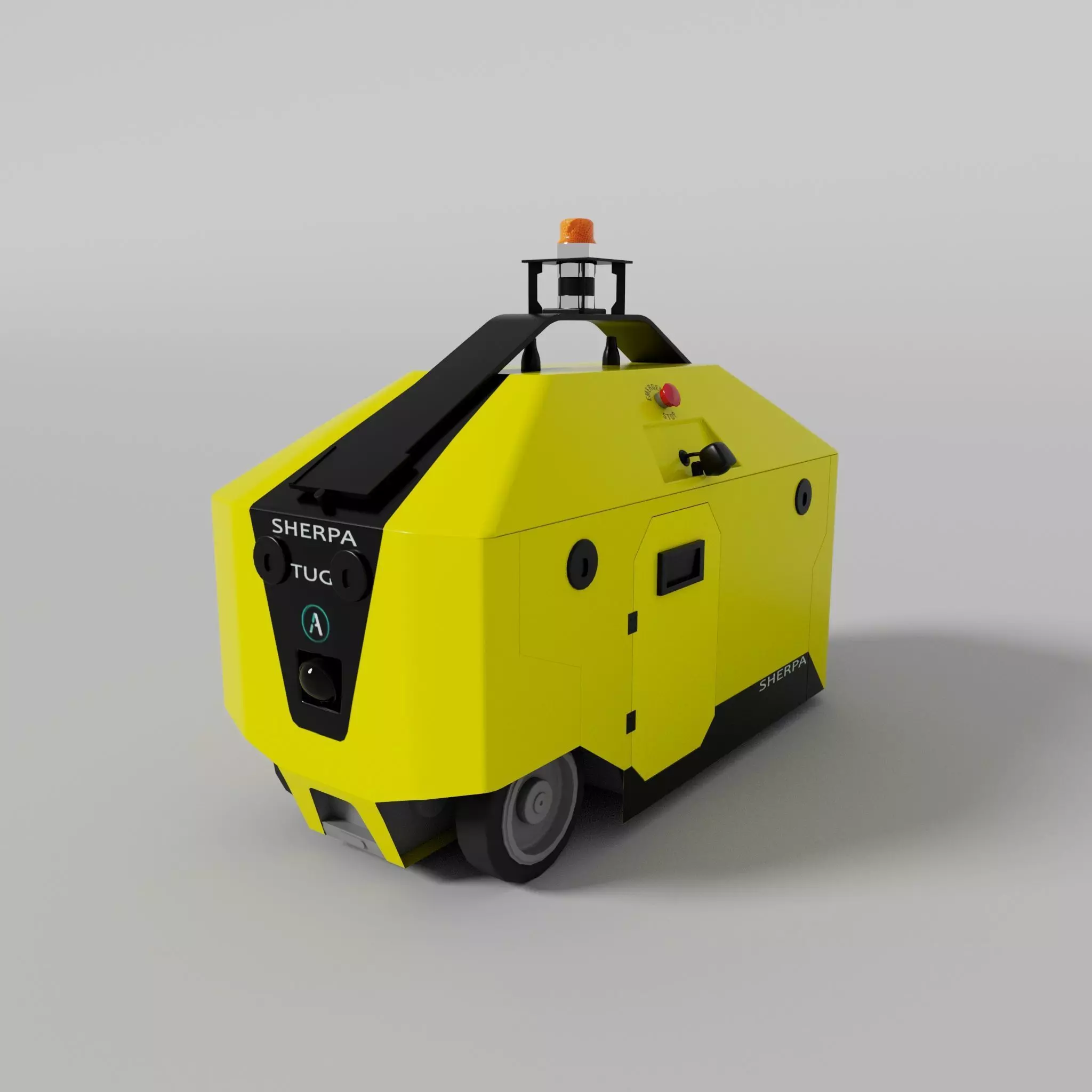 Sherpa Machine Rig Model package carrier 3D model_0