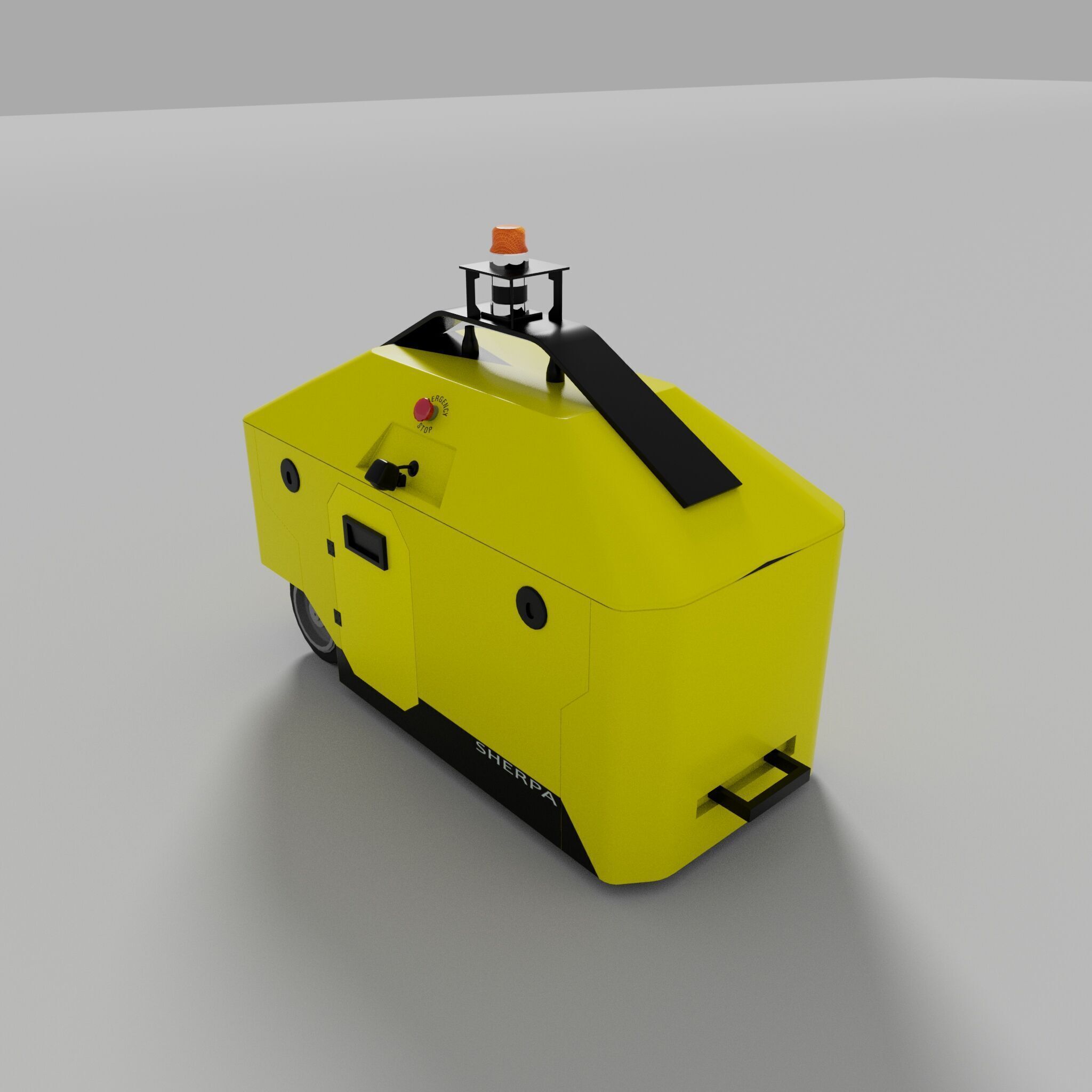 Sherpa Machine Rig Model package carrier 3D model_4