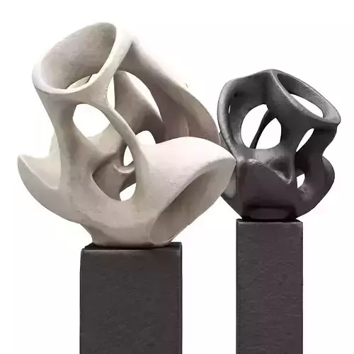 Twisted holes sculpture